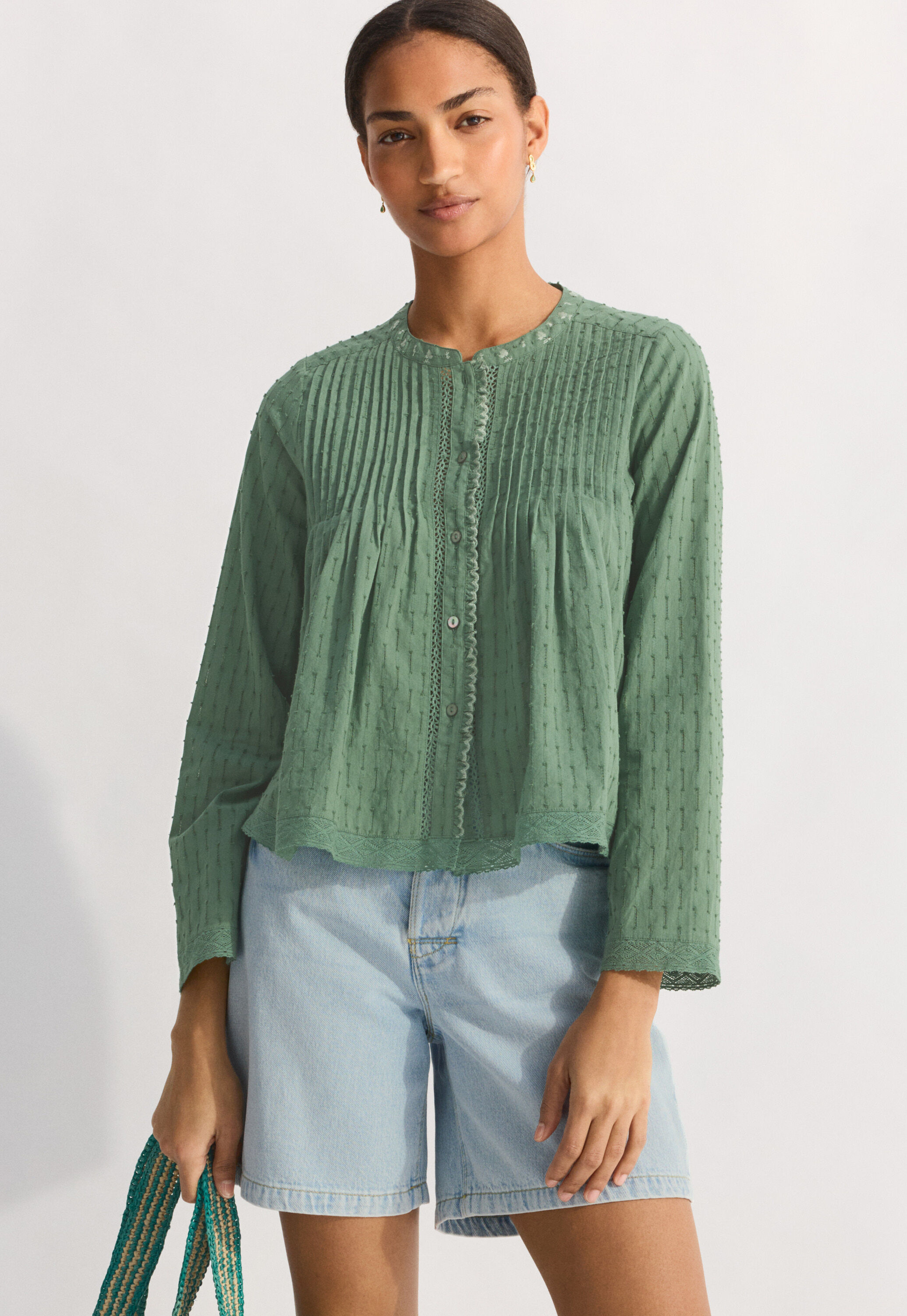 Smocked blouse