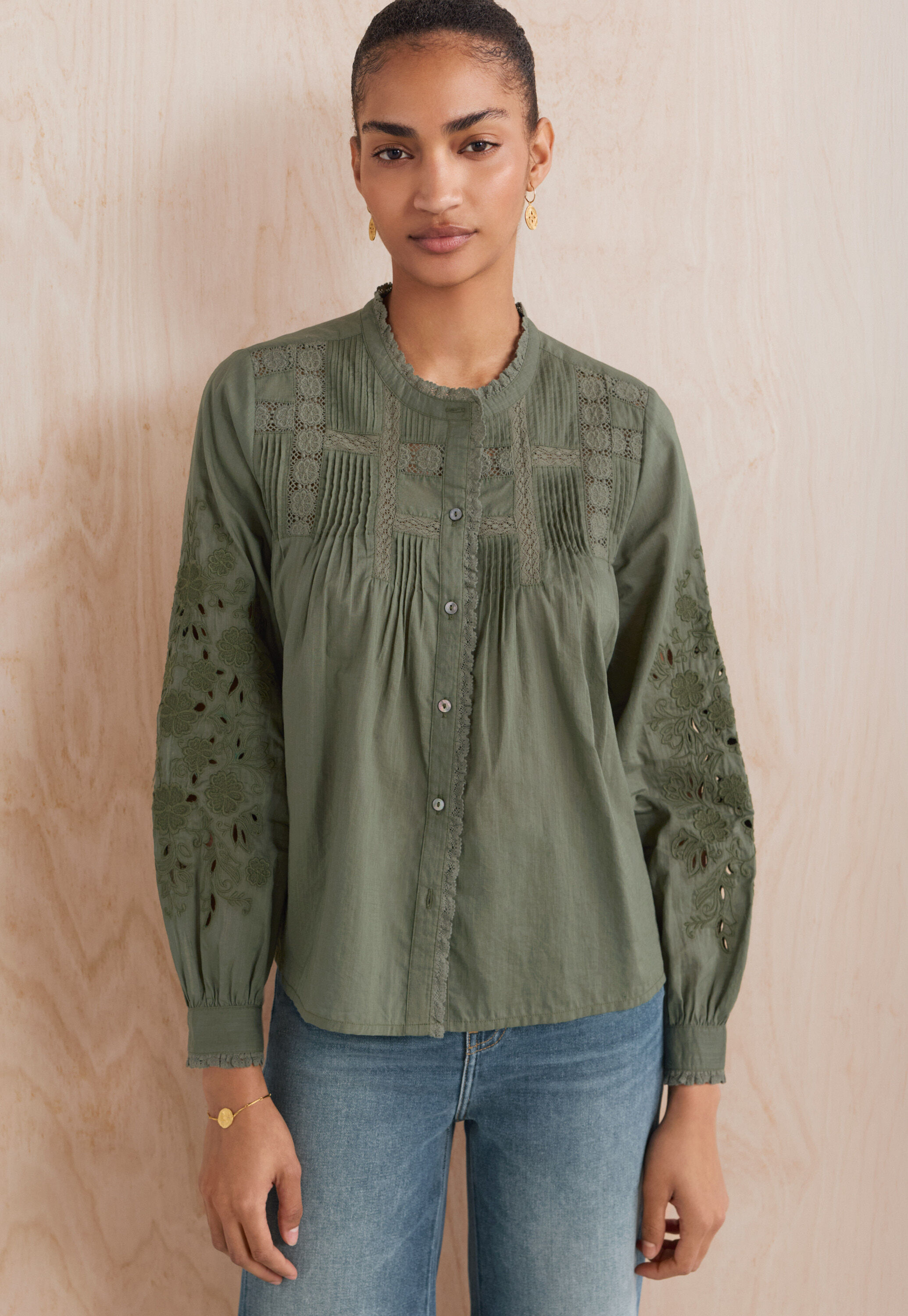 Embroidered blouse