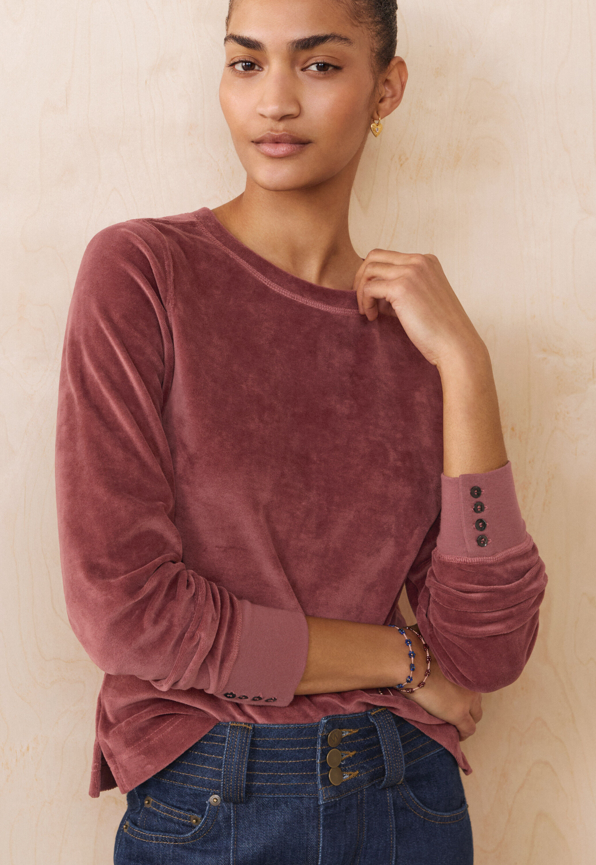 Velour top