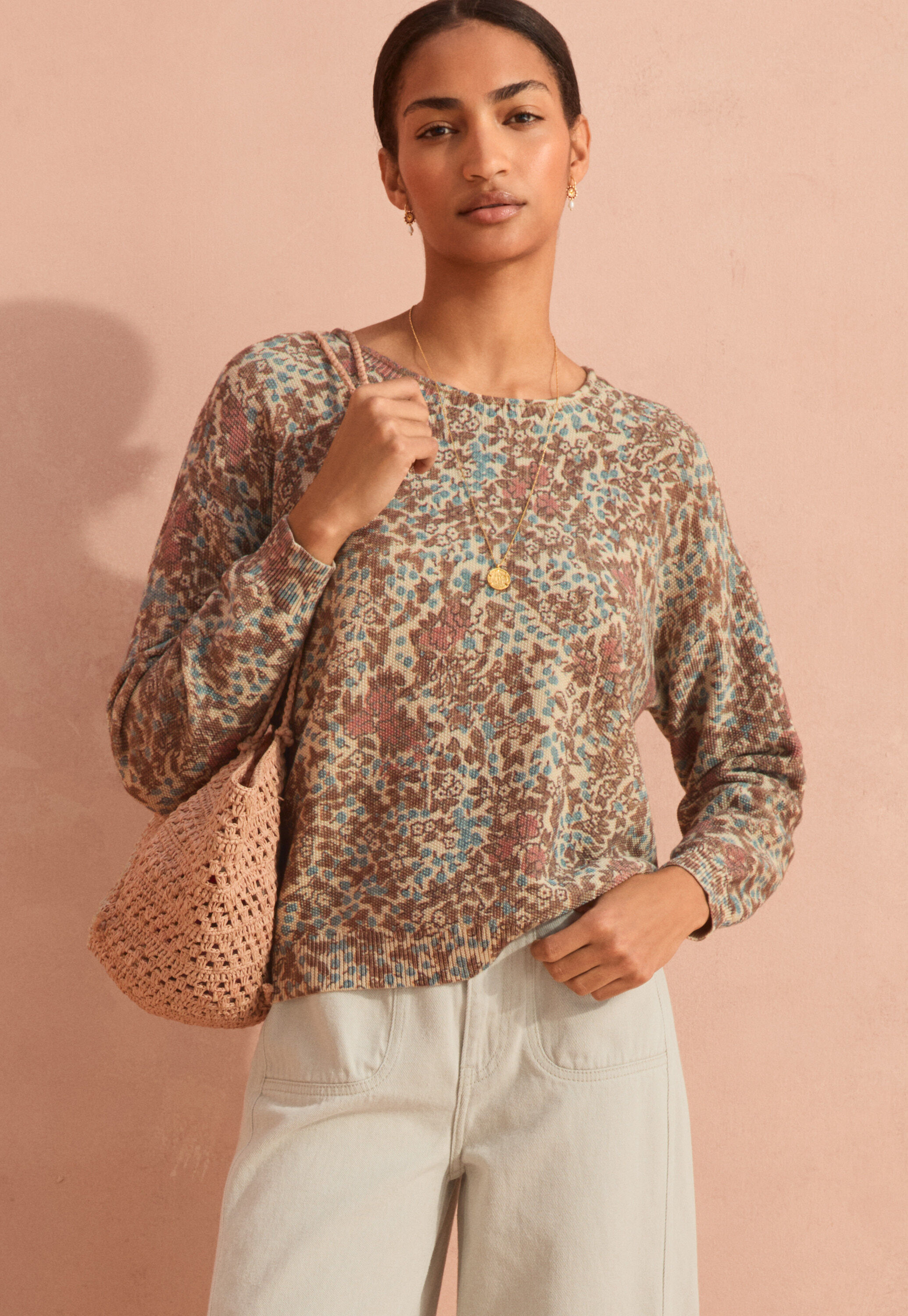 Printed sweater