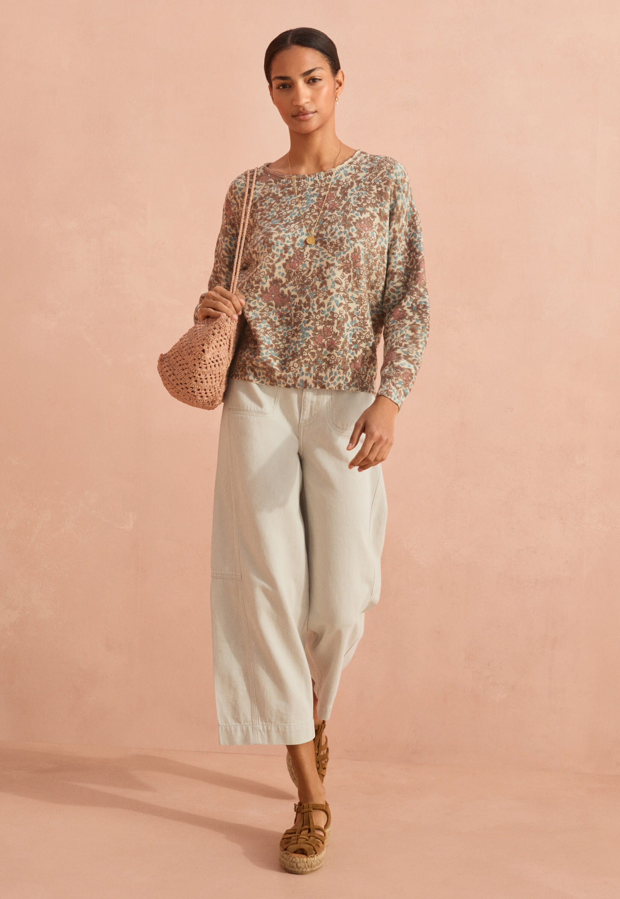 Printed sweater