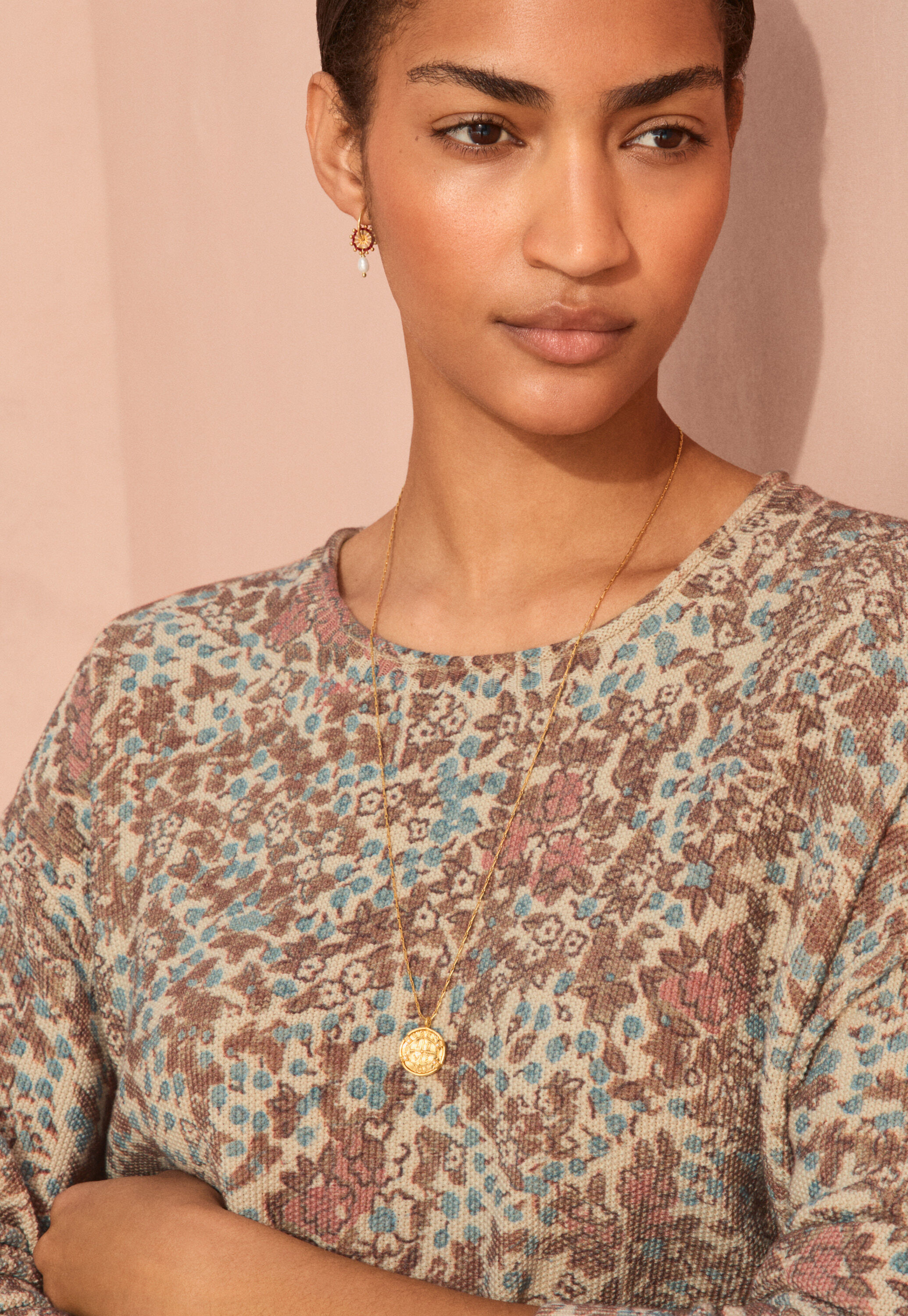 Printed sweater