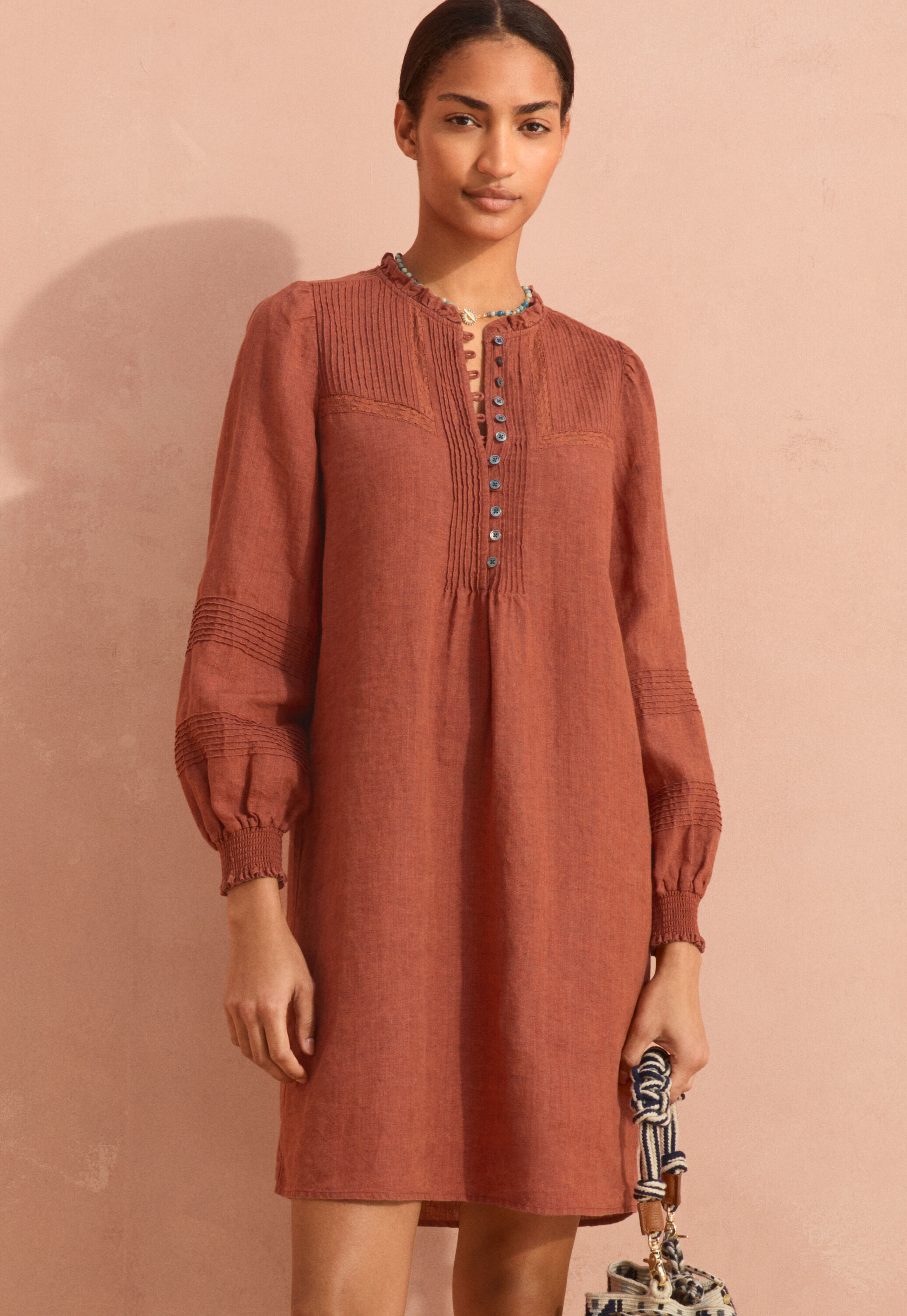 Pintuck dress