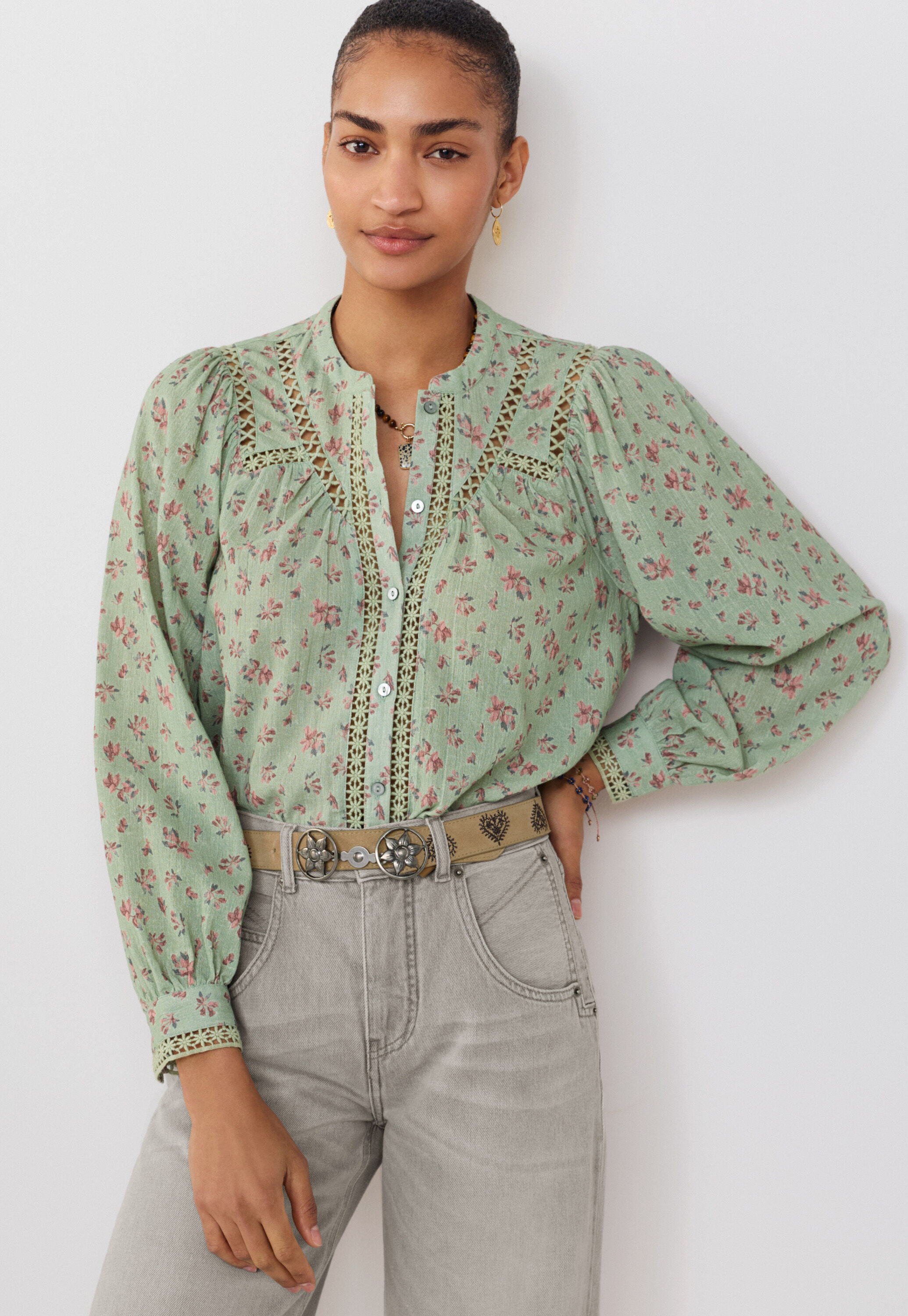 Embroidered blouse