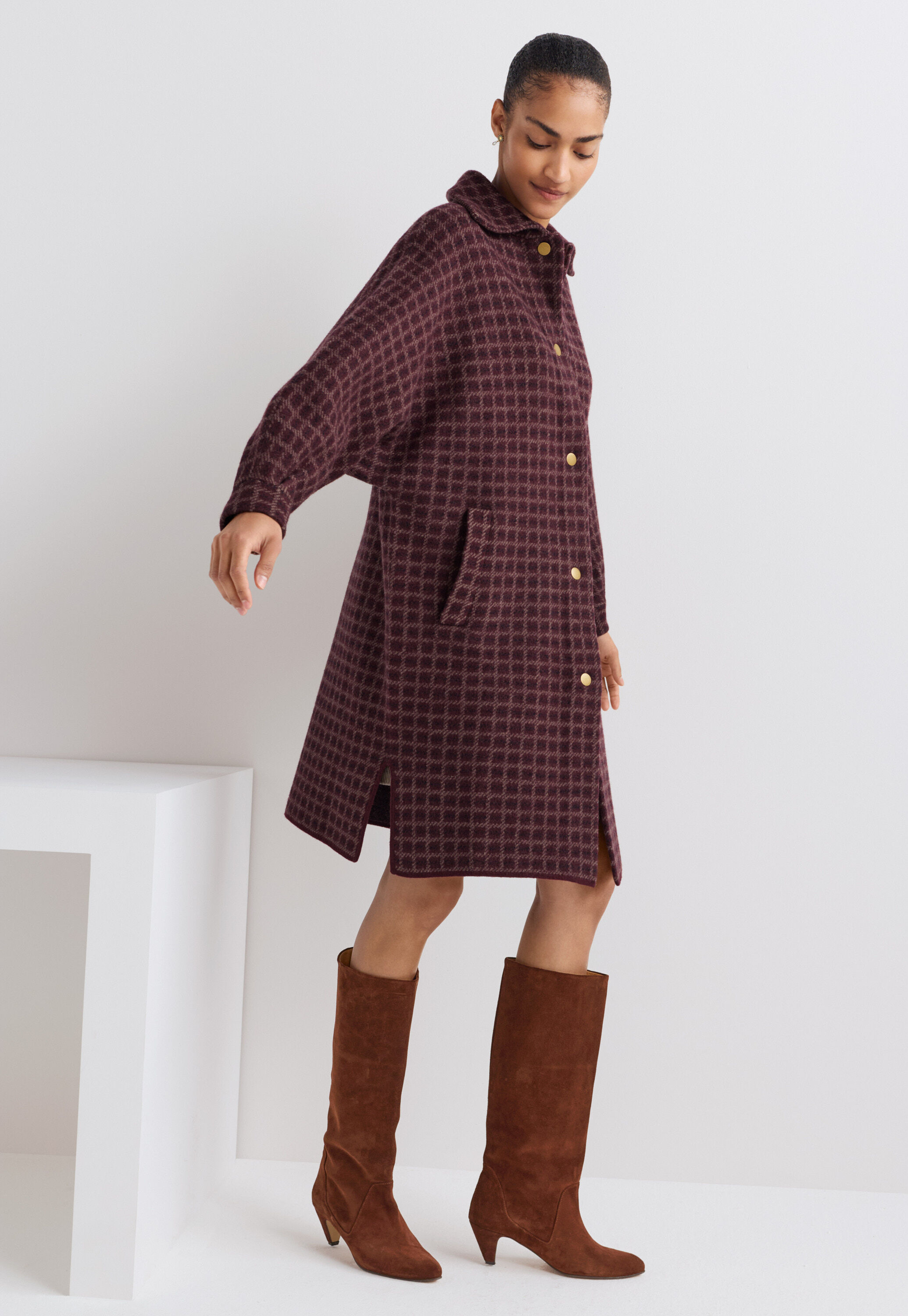 Checked jacket