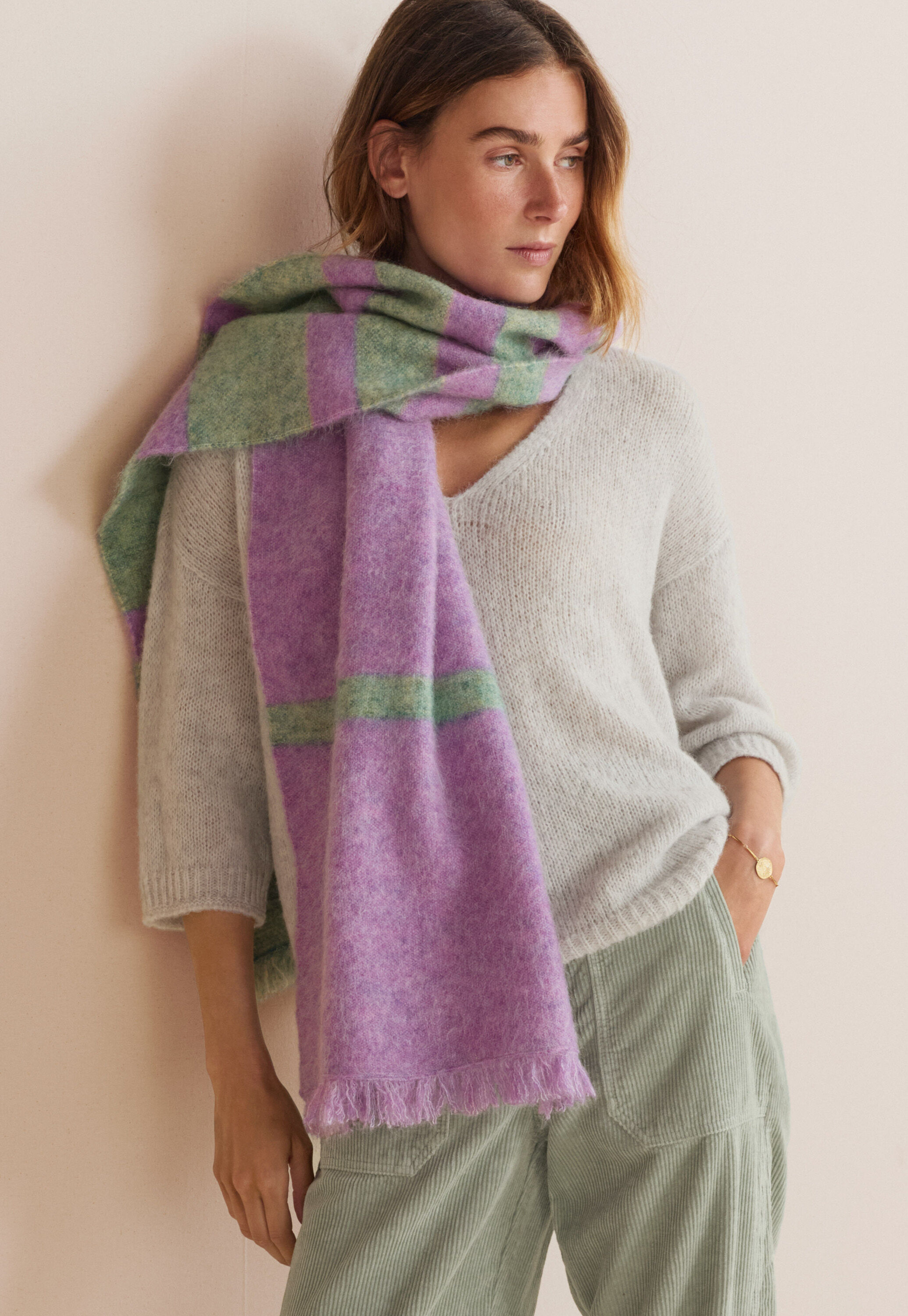 Striped scarf