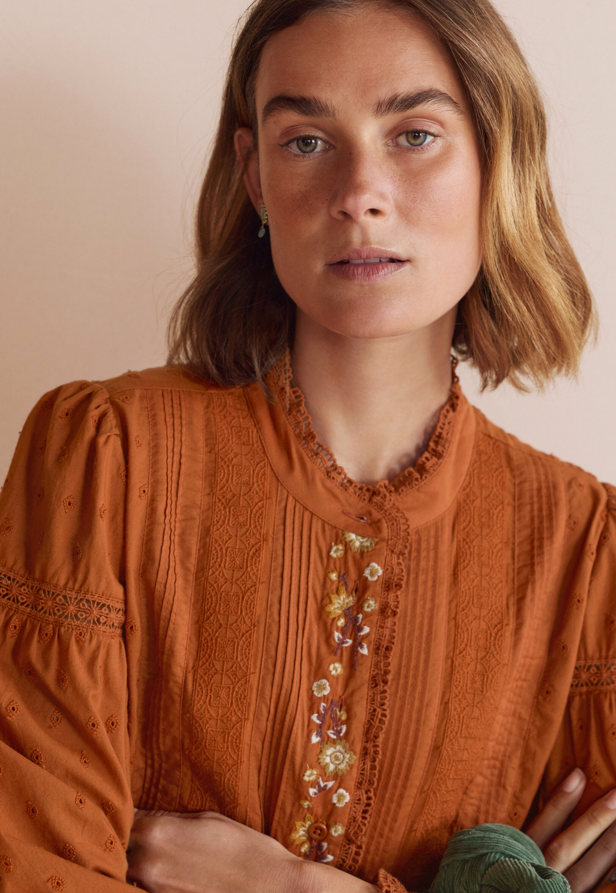 Embroidered blouse