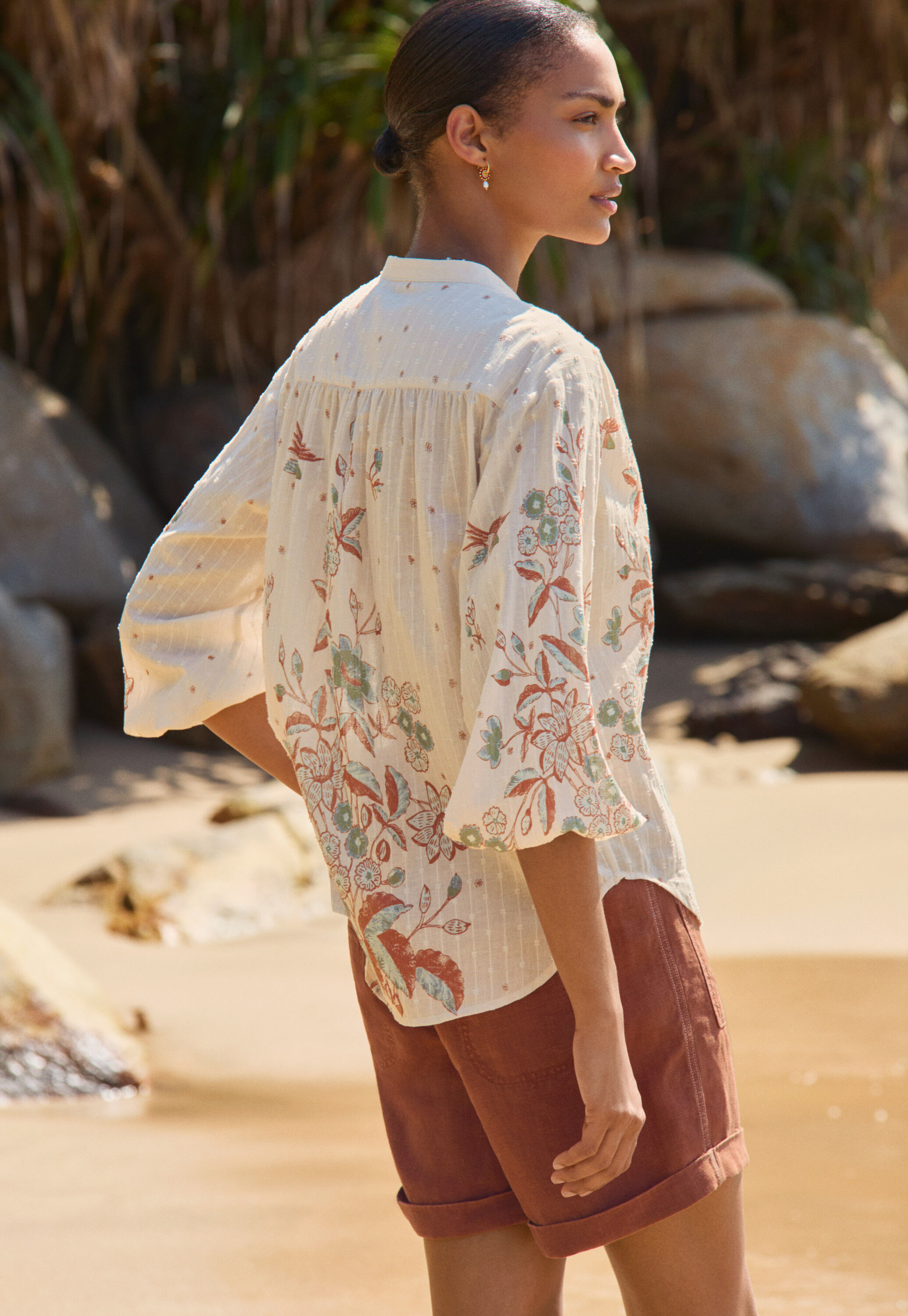 Patch-pocket shorts