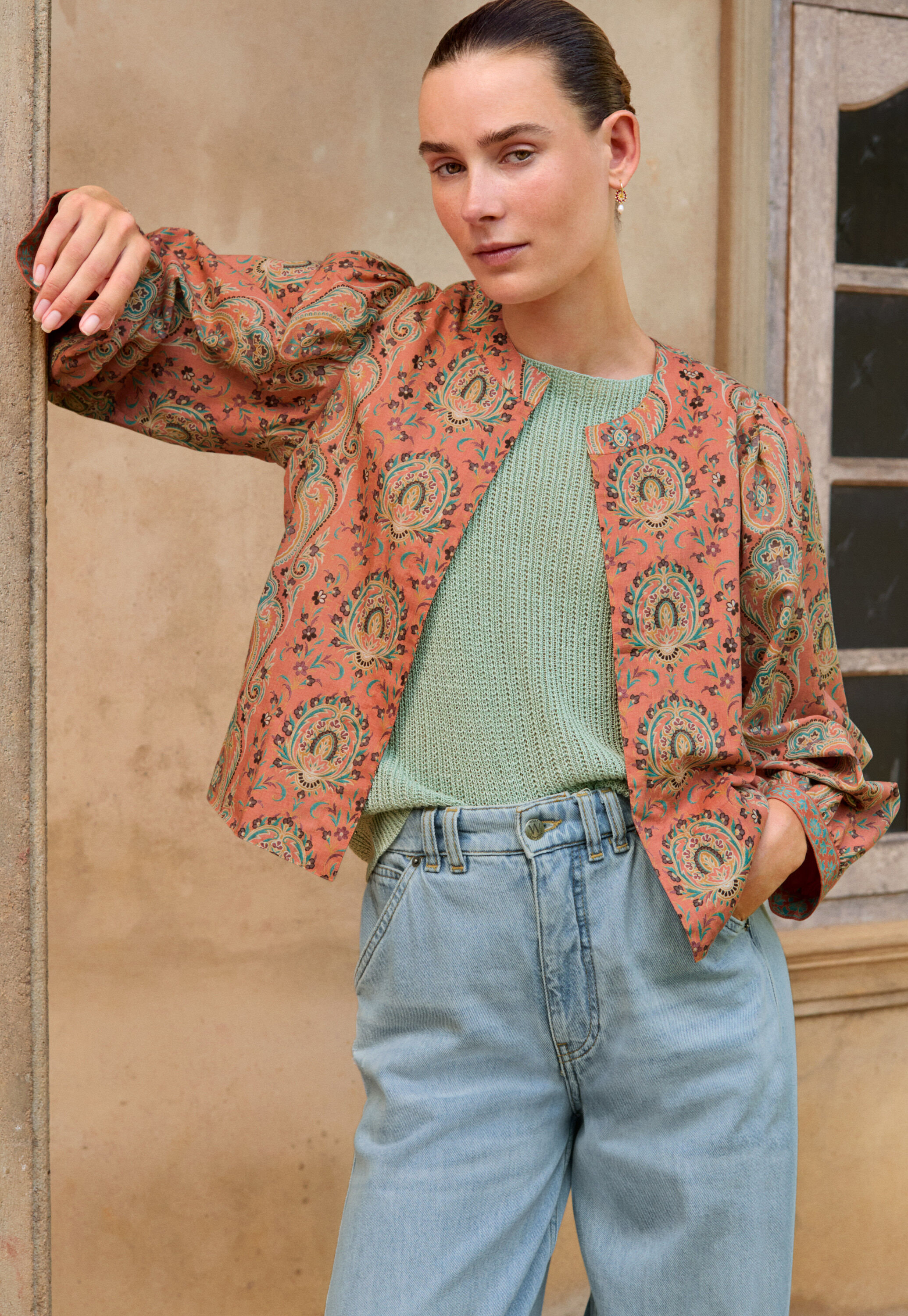 Reversible printed jacket