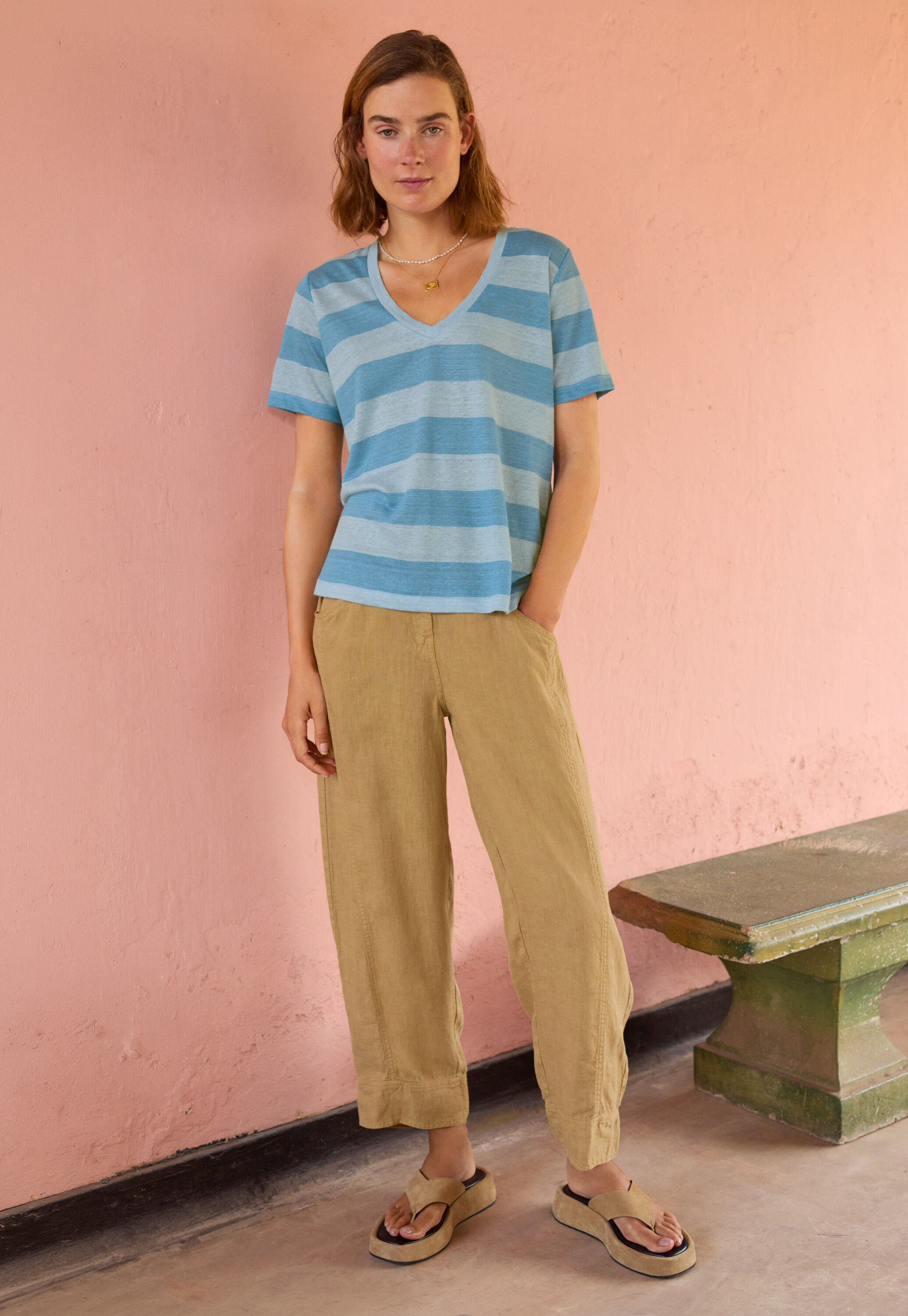 Cropped trousers