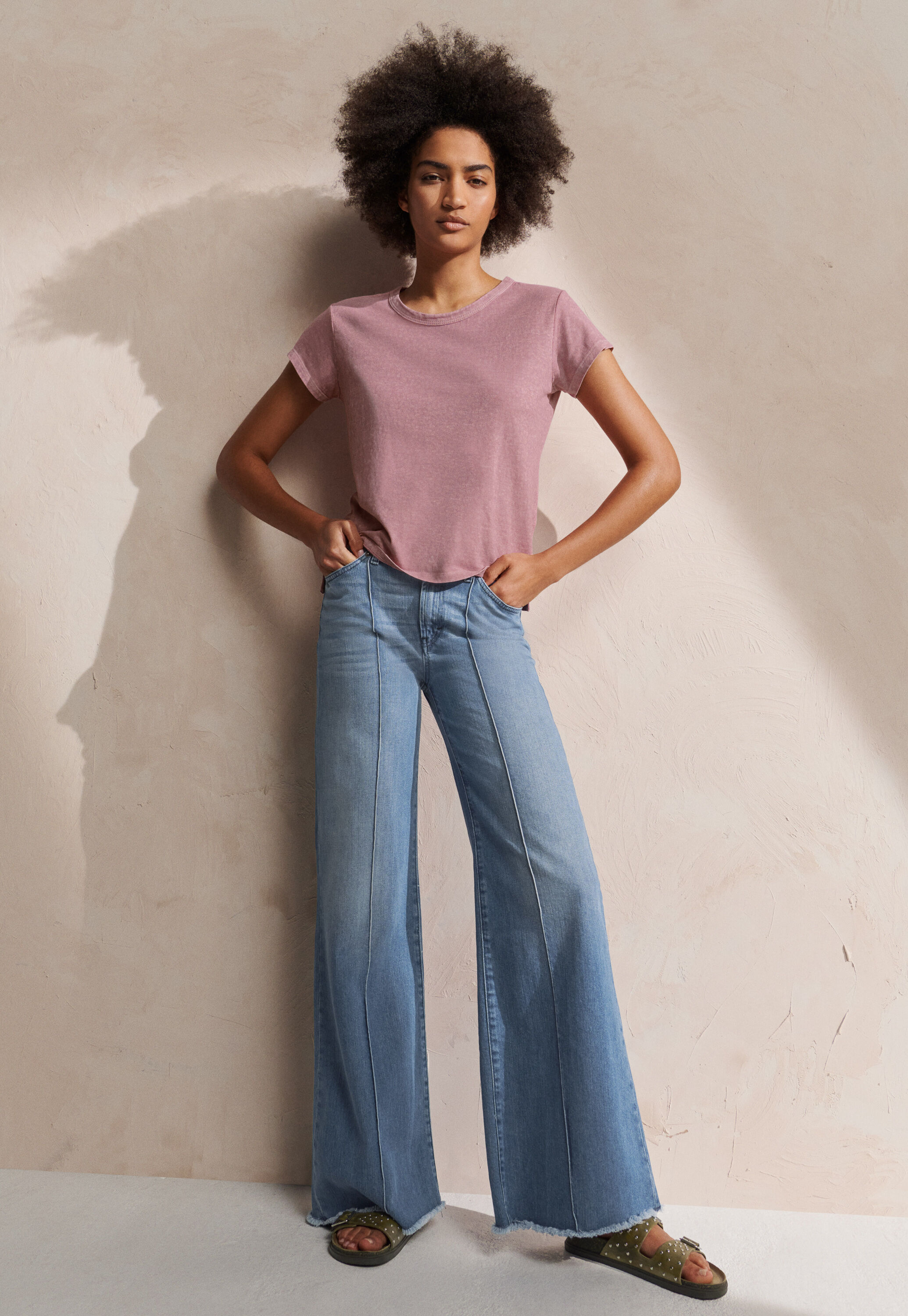Flared jeans