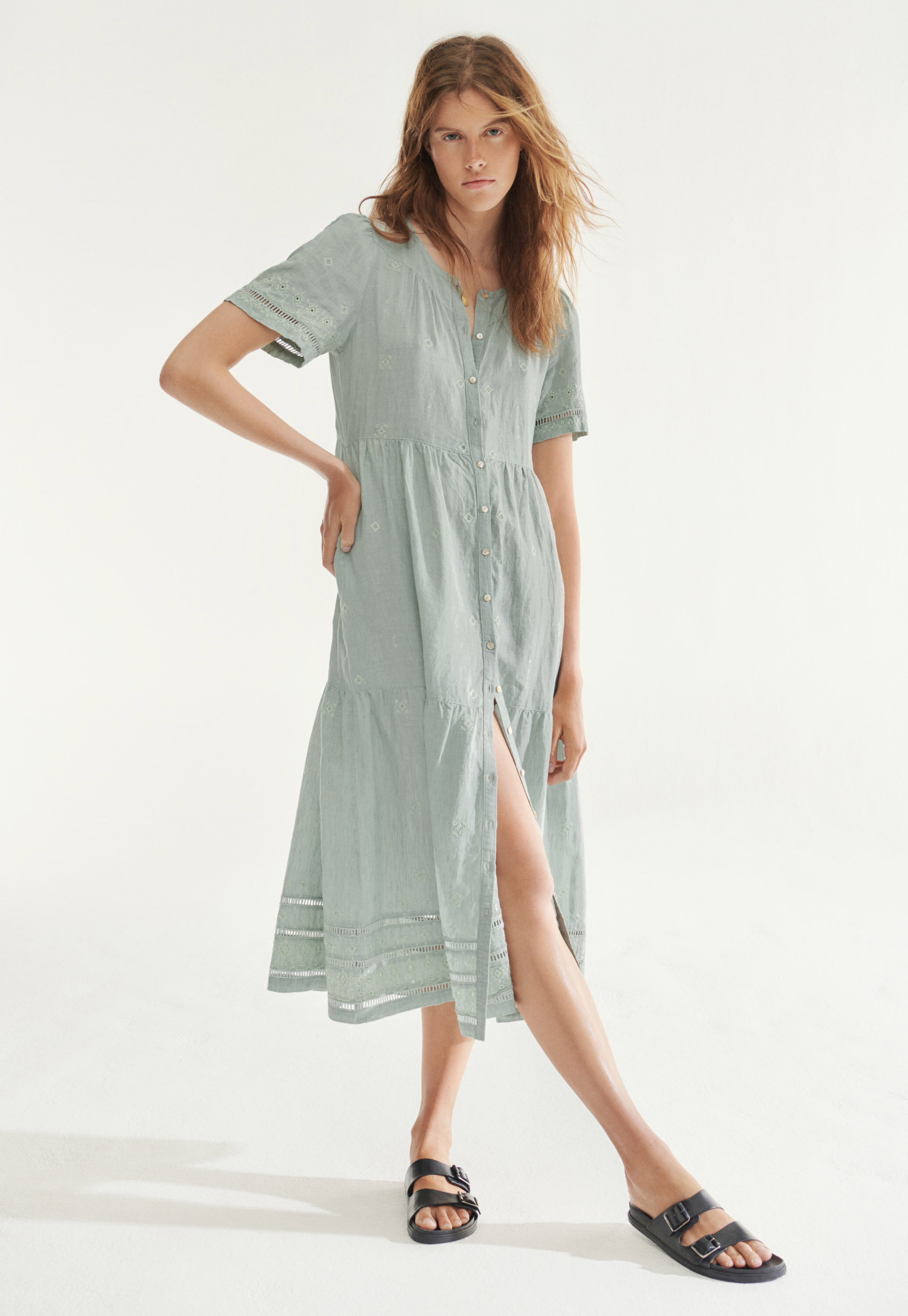 Embroidered dress