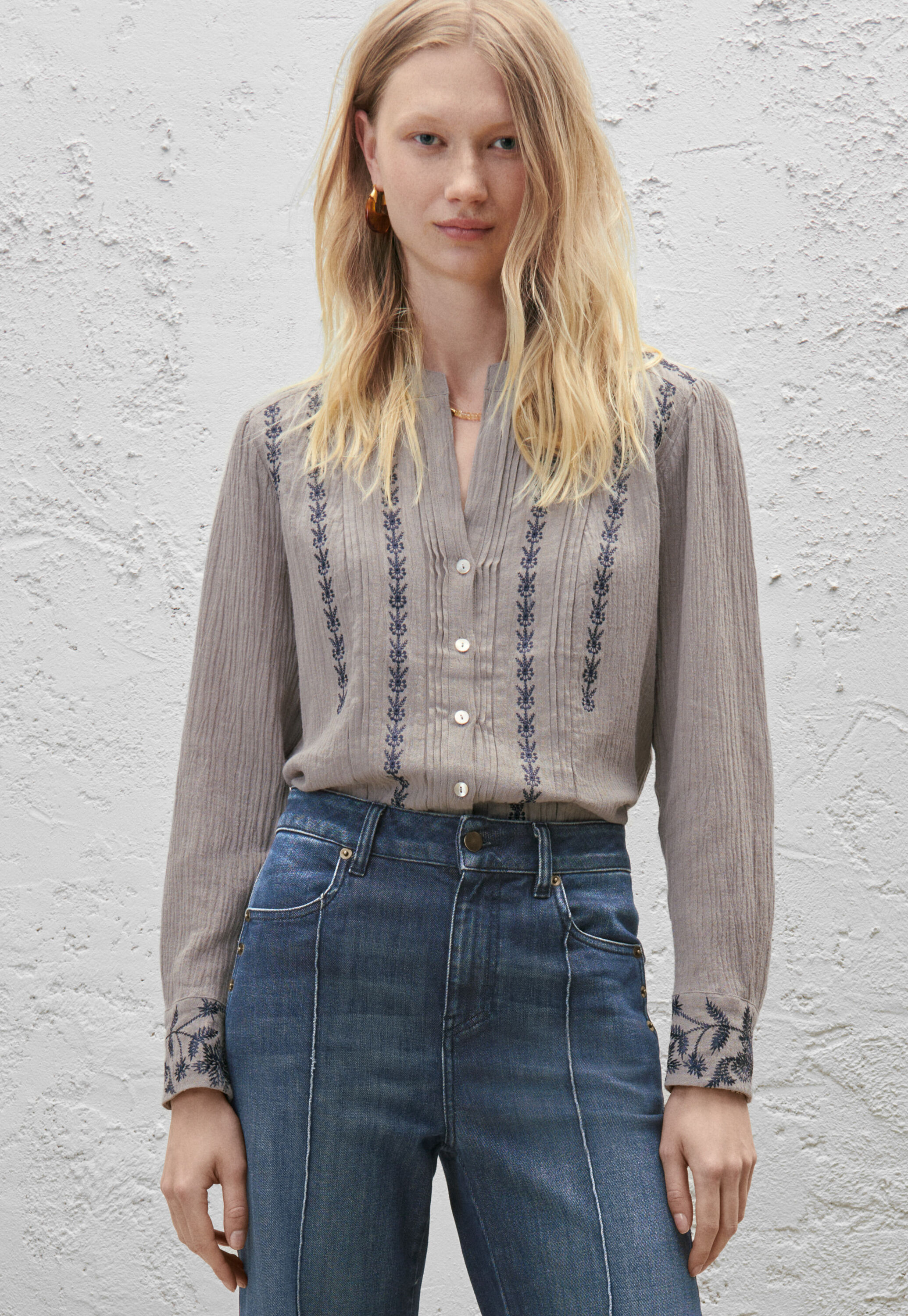 Embroidered blouse