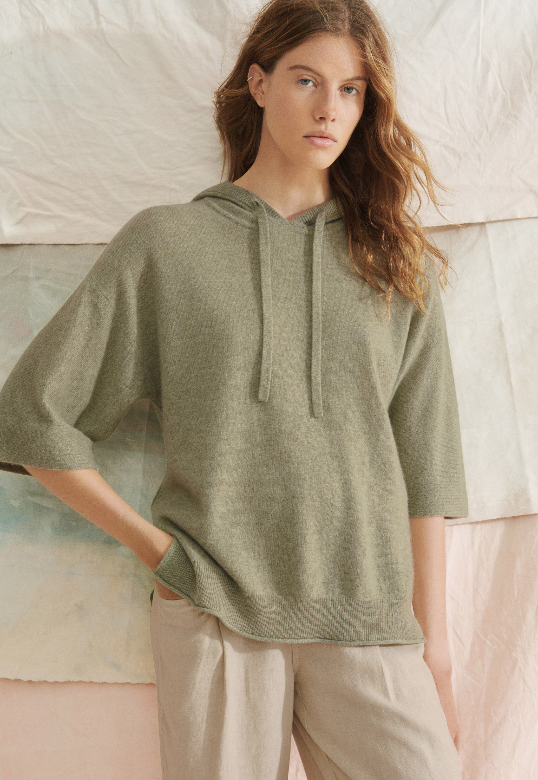 Quilted hoodie