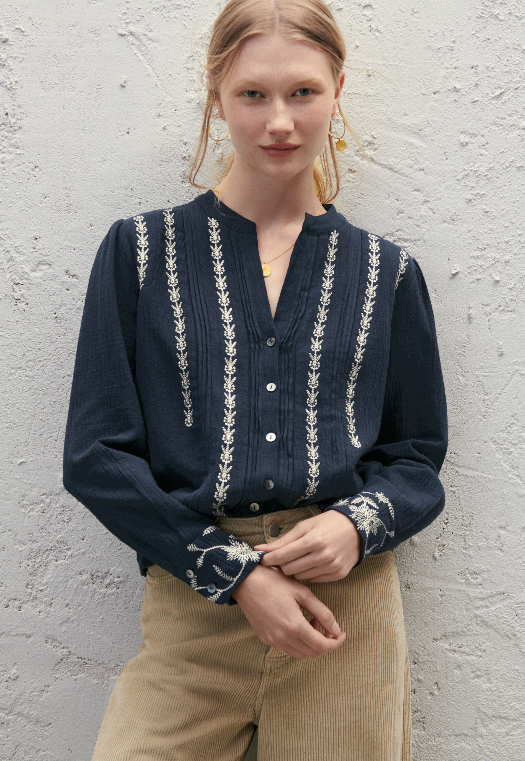 Embroidered blouse