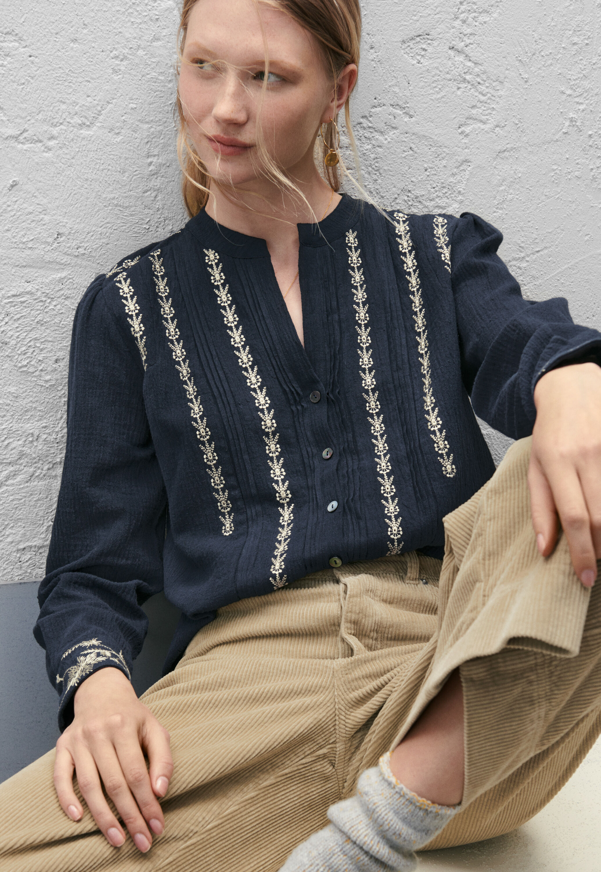 Embroidered blouse