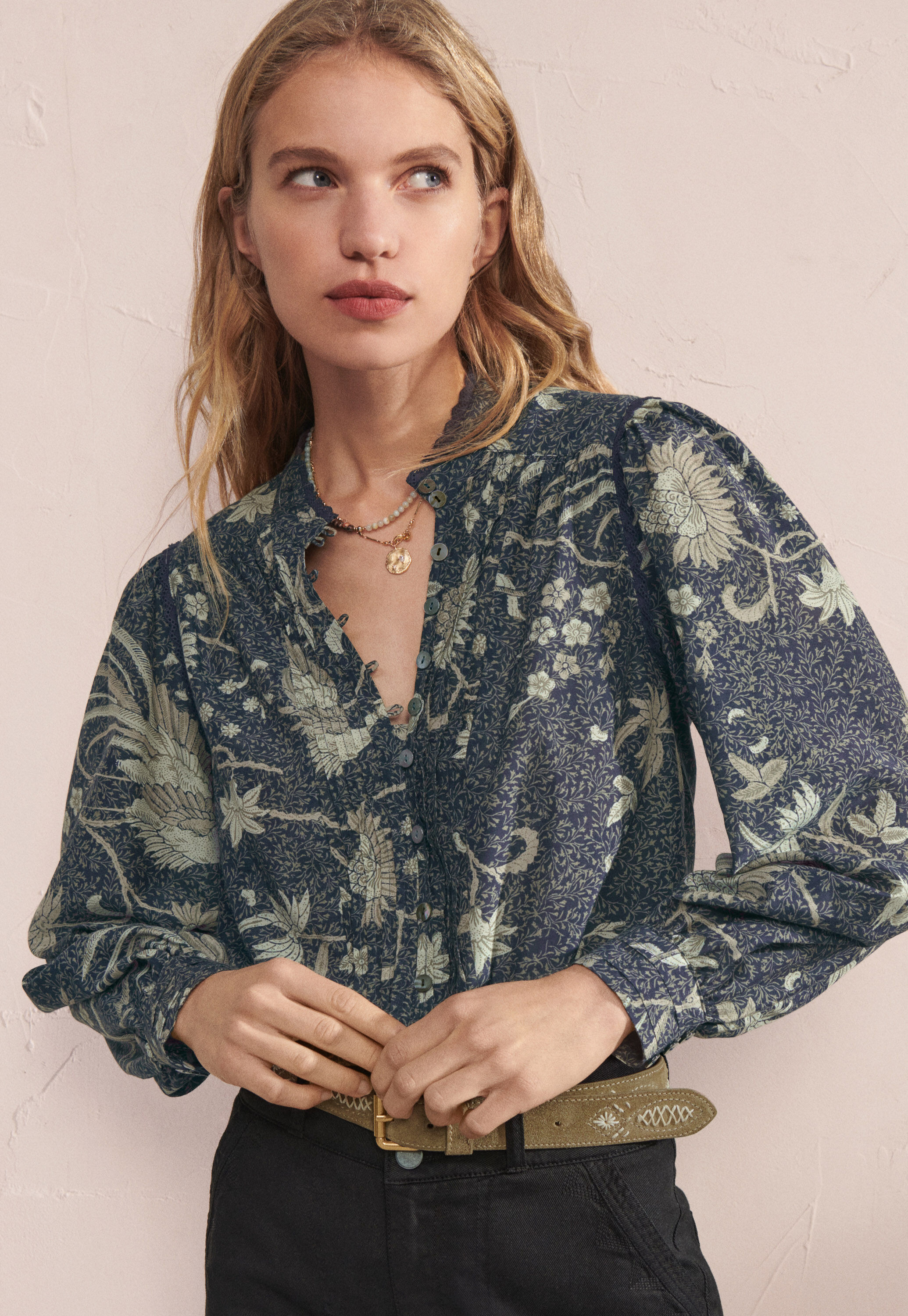 Embroidered blouse