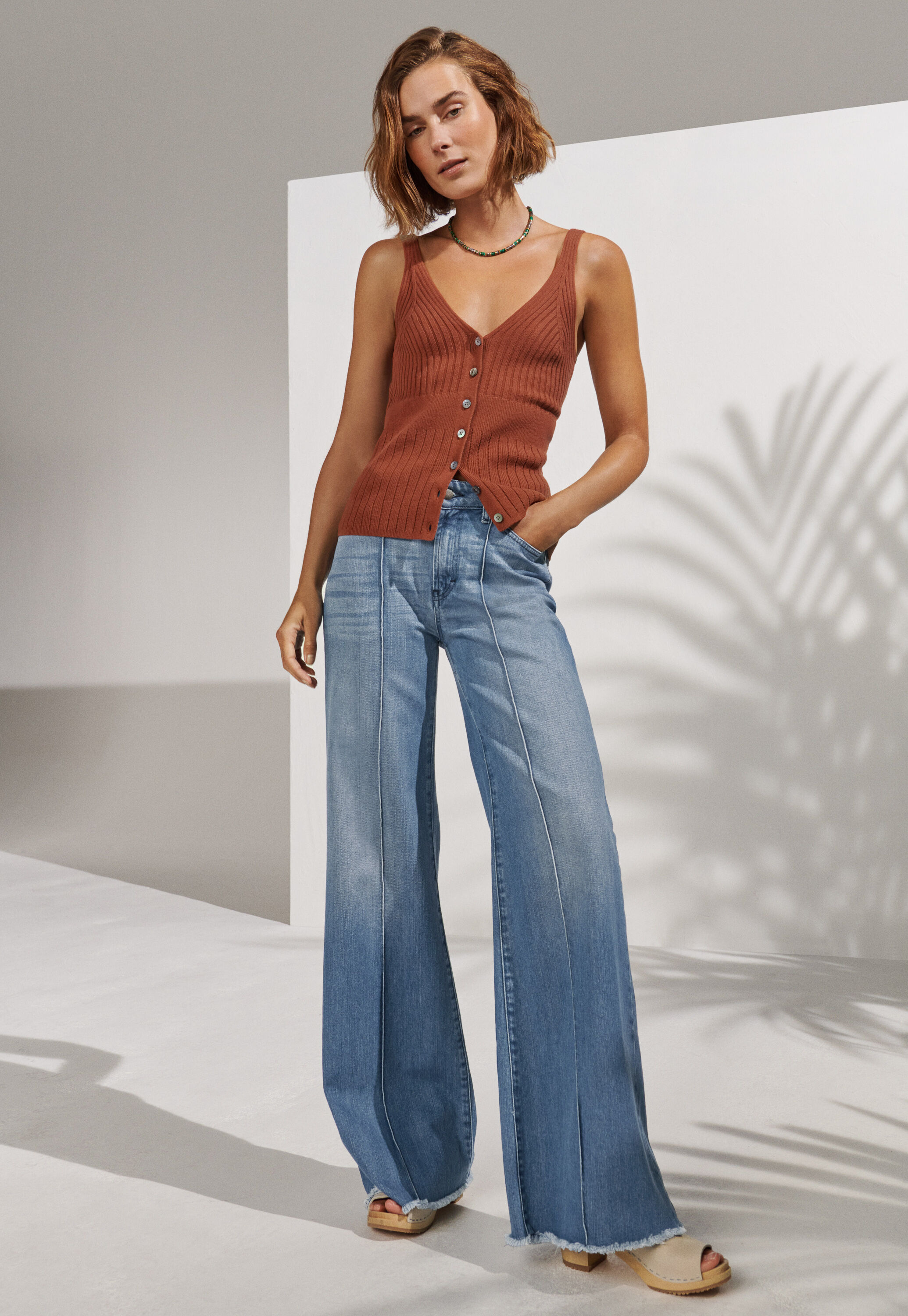 Flared jeans