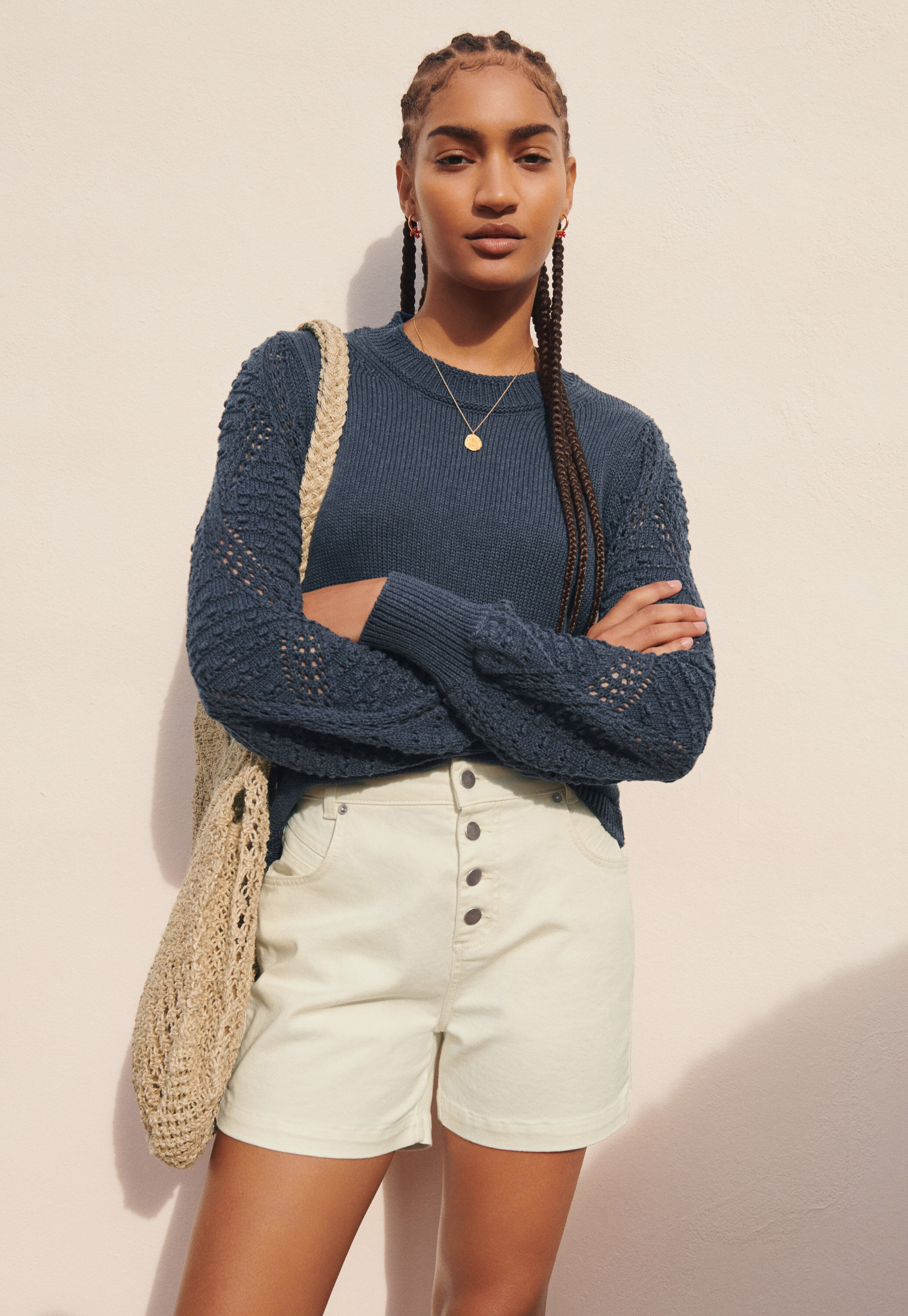 Quilted hoodie