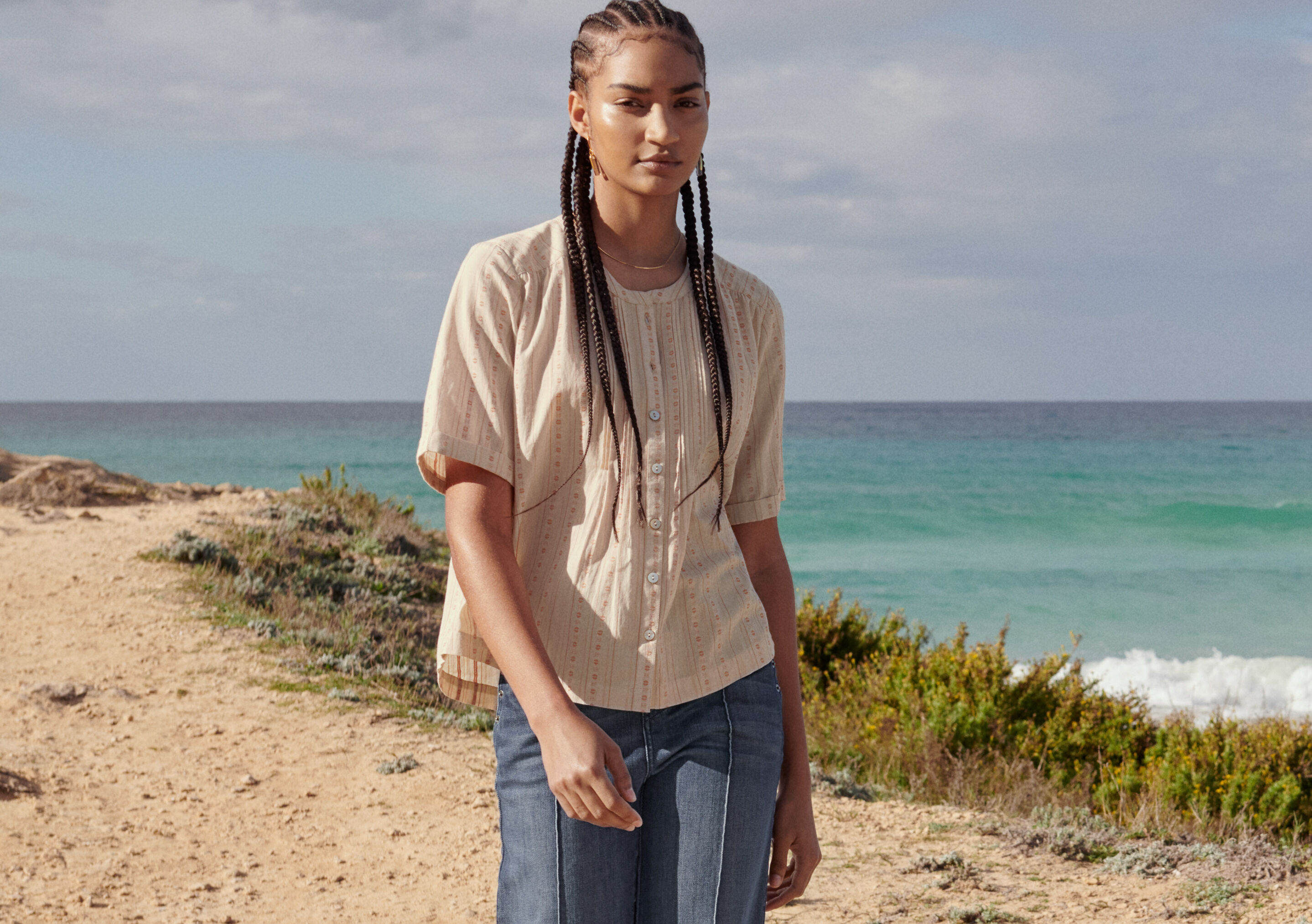 Jacquard blouse