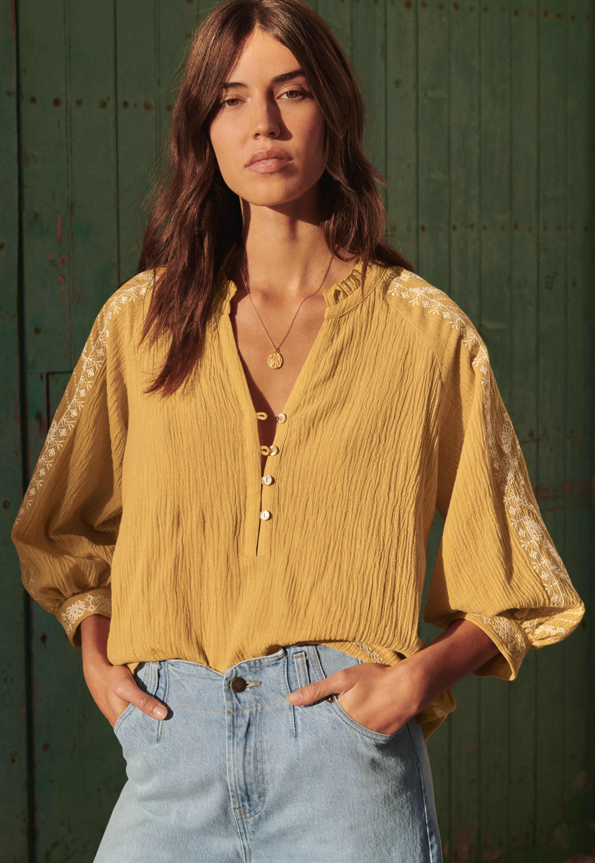 Embroidered blouse