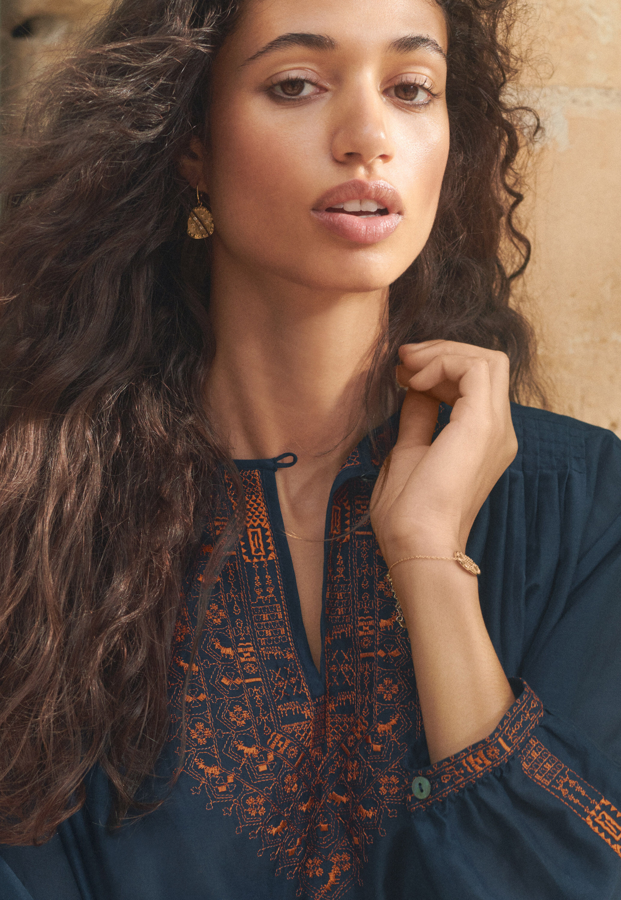 Embroidered blouse