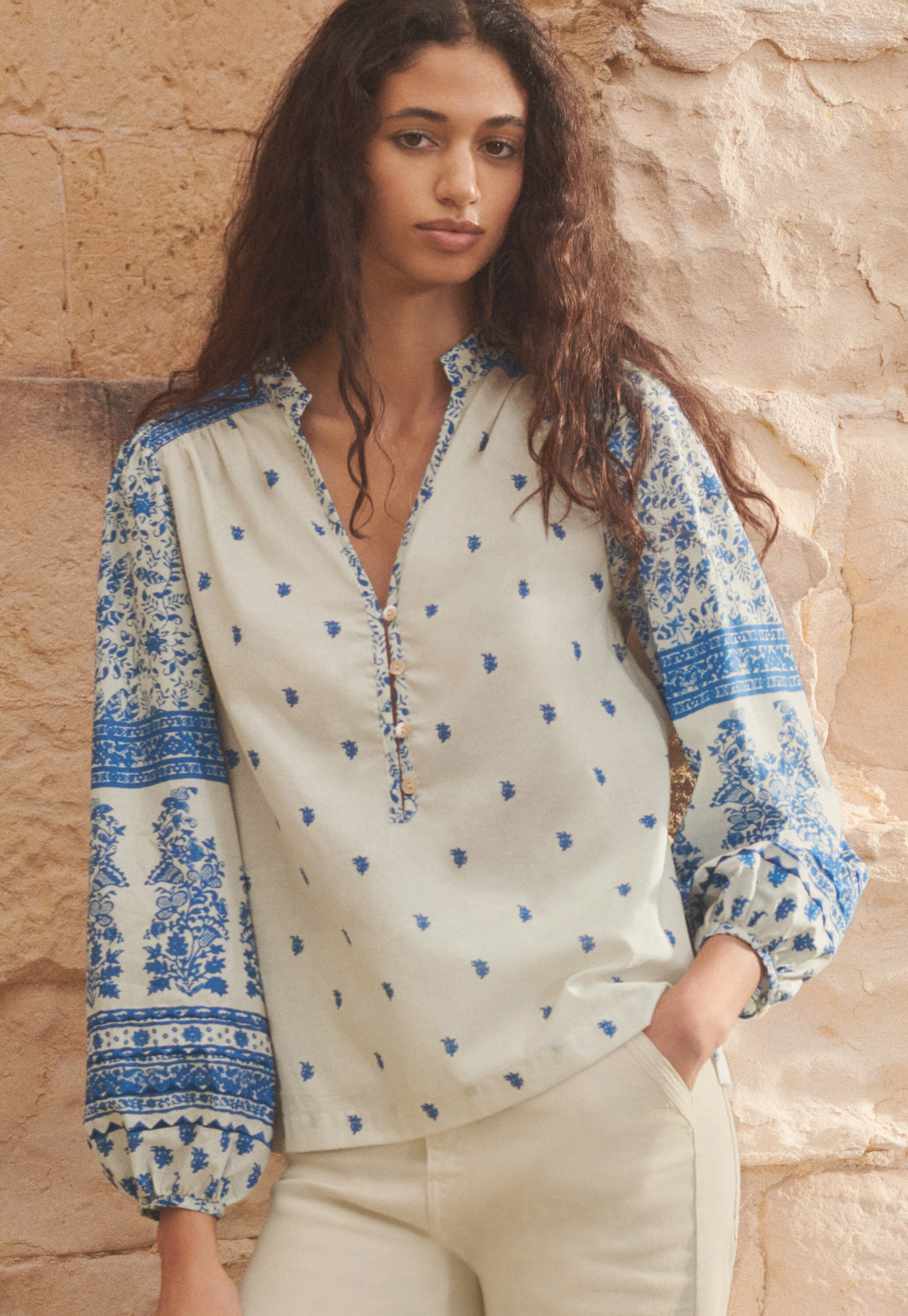 Printed blouse
