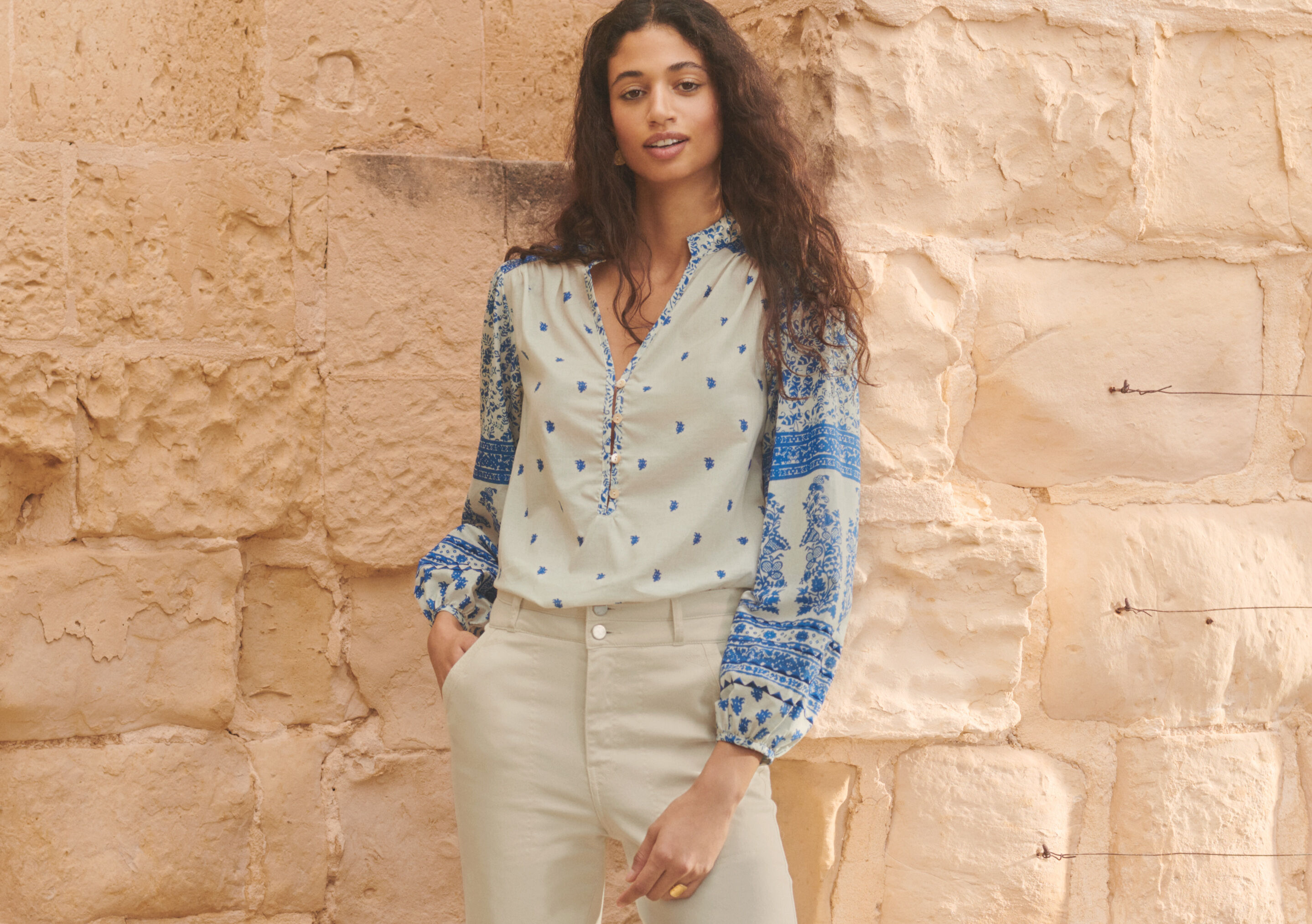 Printed blouse