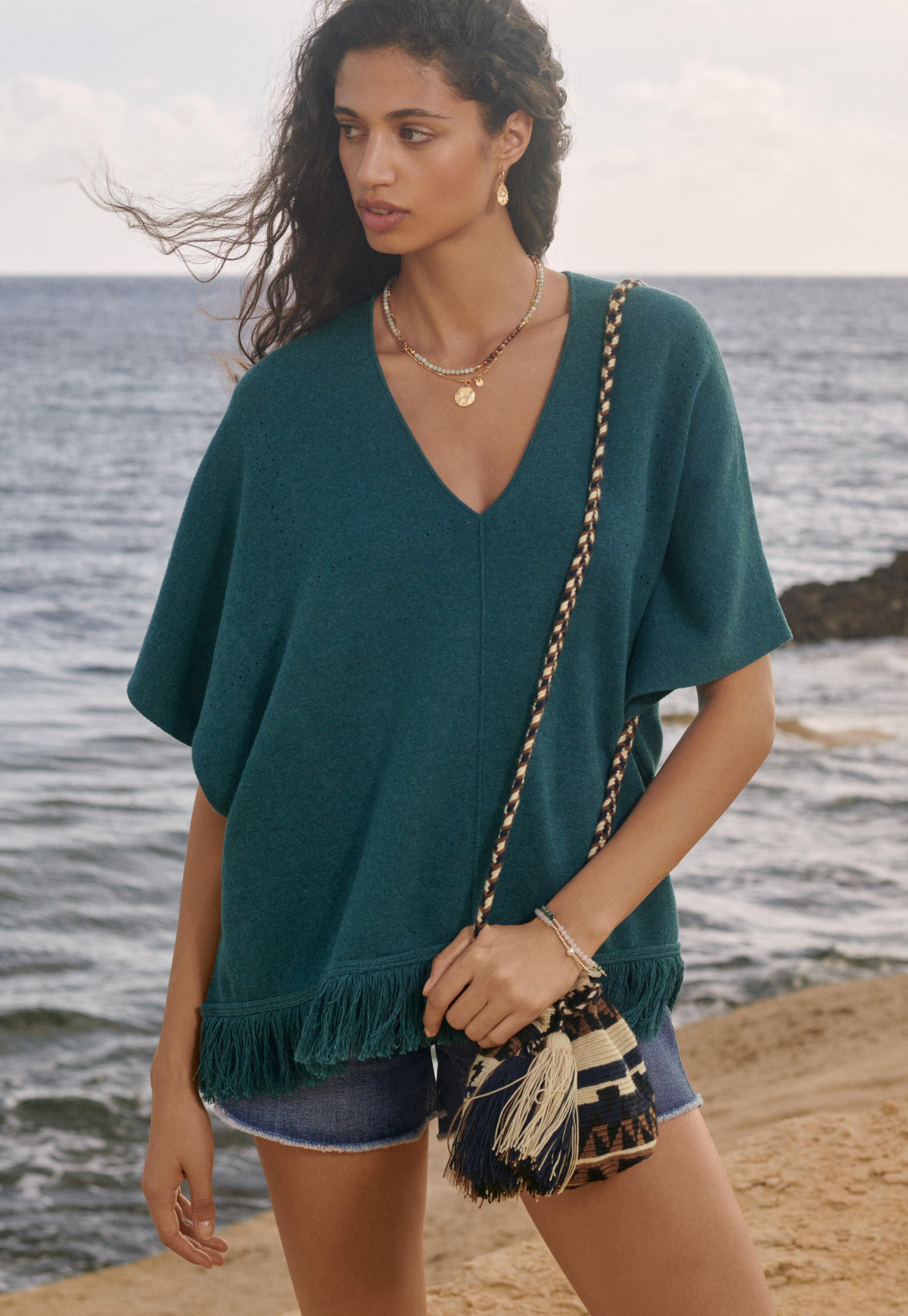 Quilted hoodie
