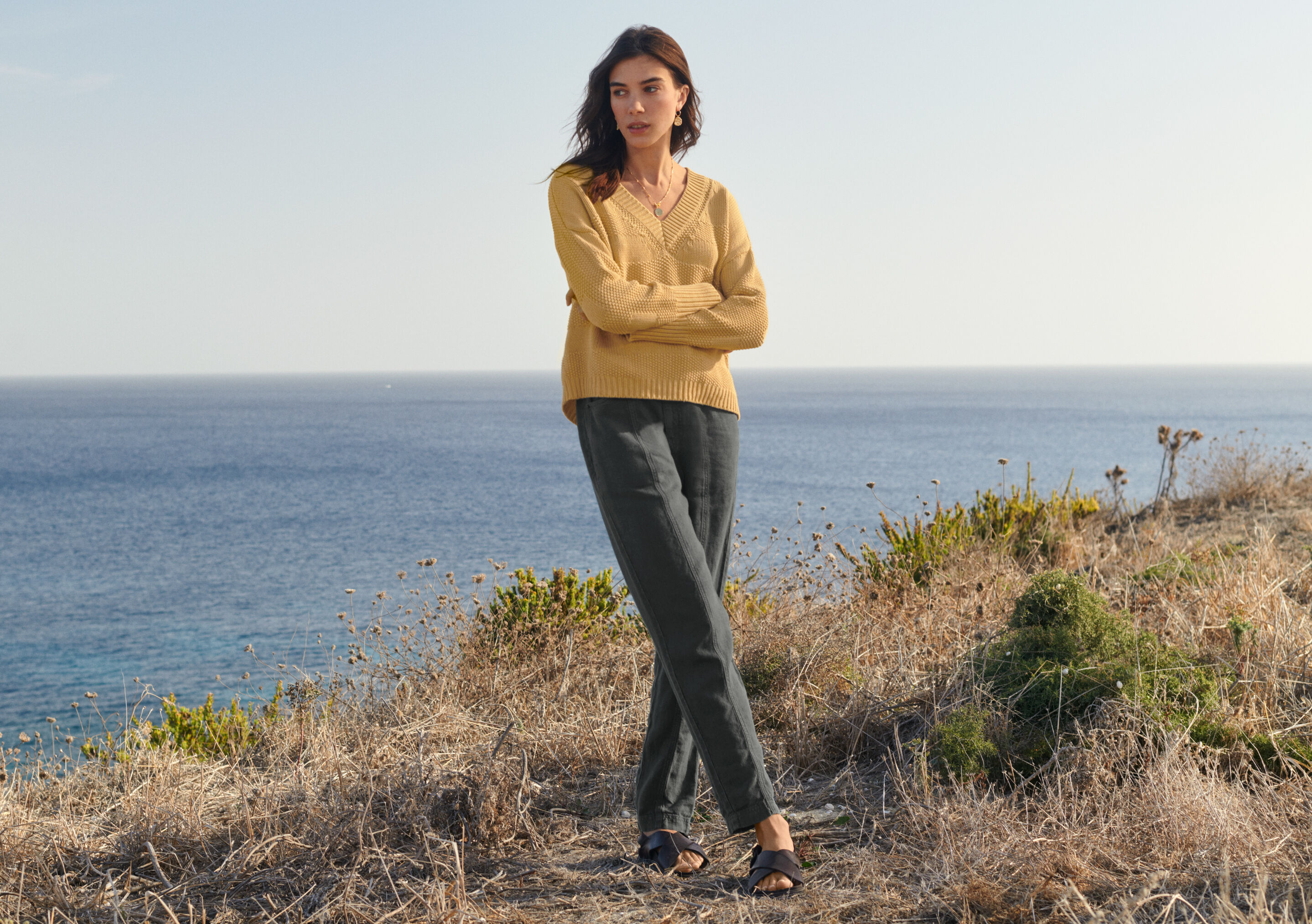 Tapered trousers