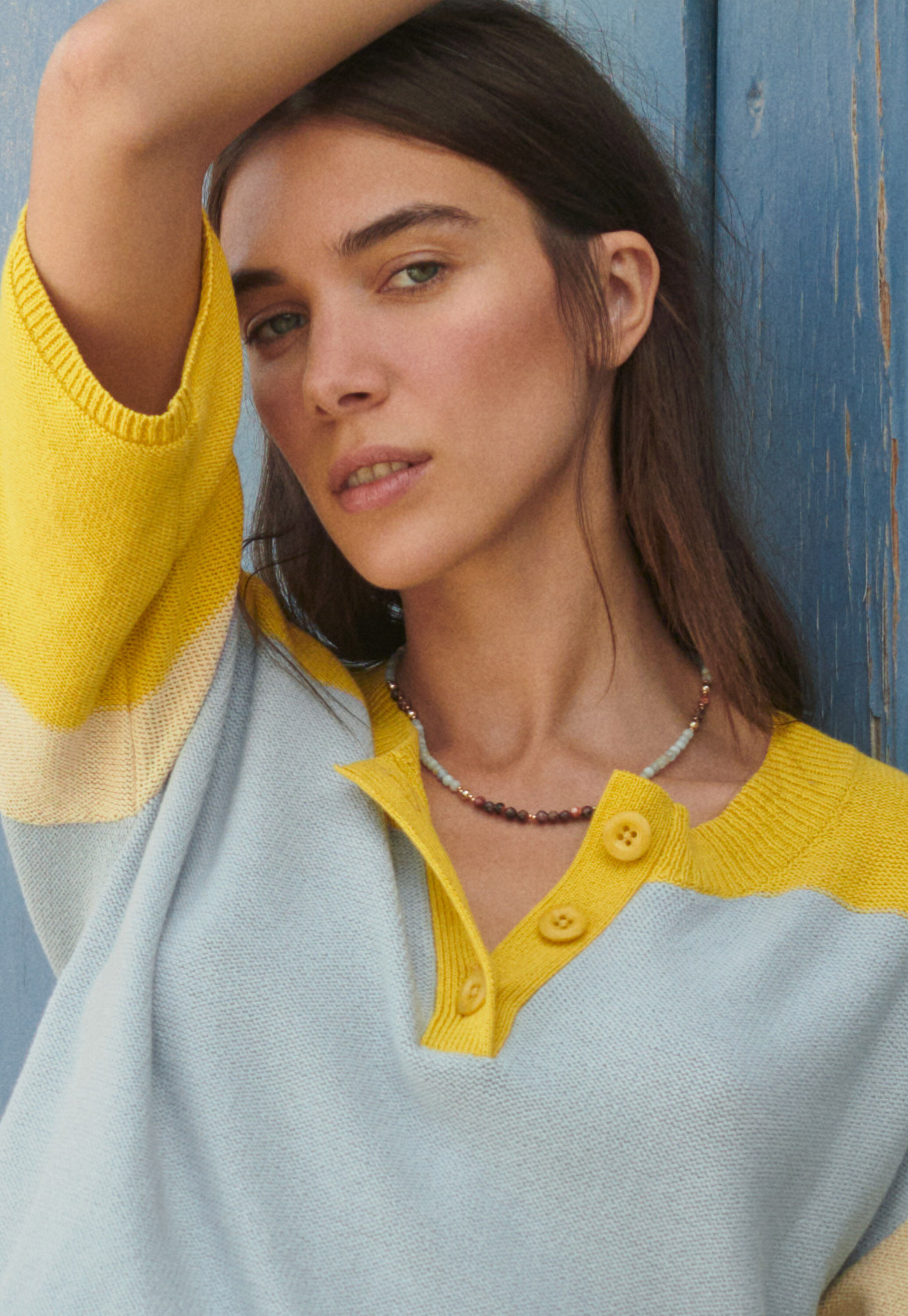 Colour-block sweater