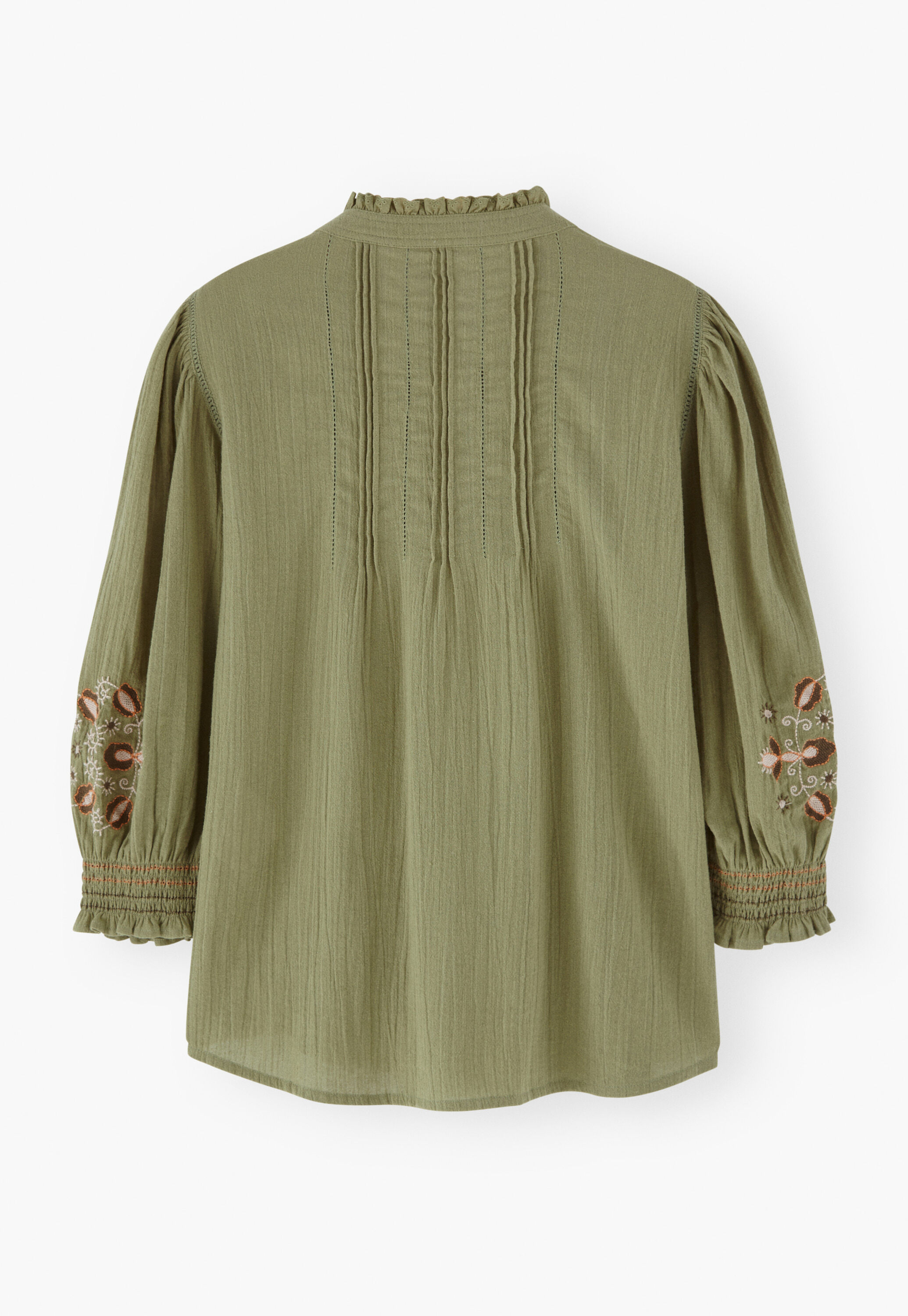 Pintuck blouse