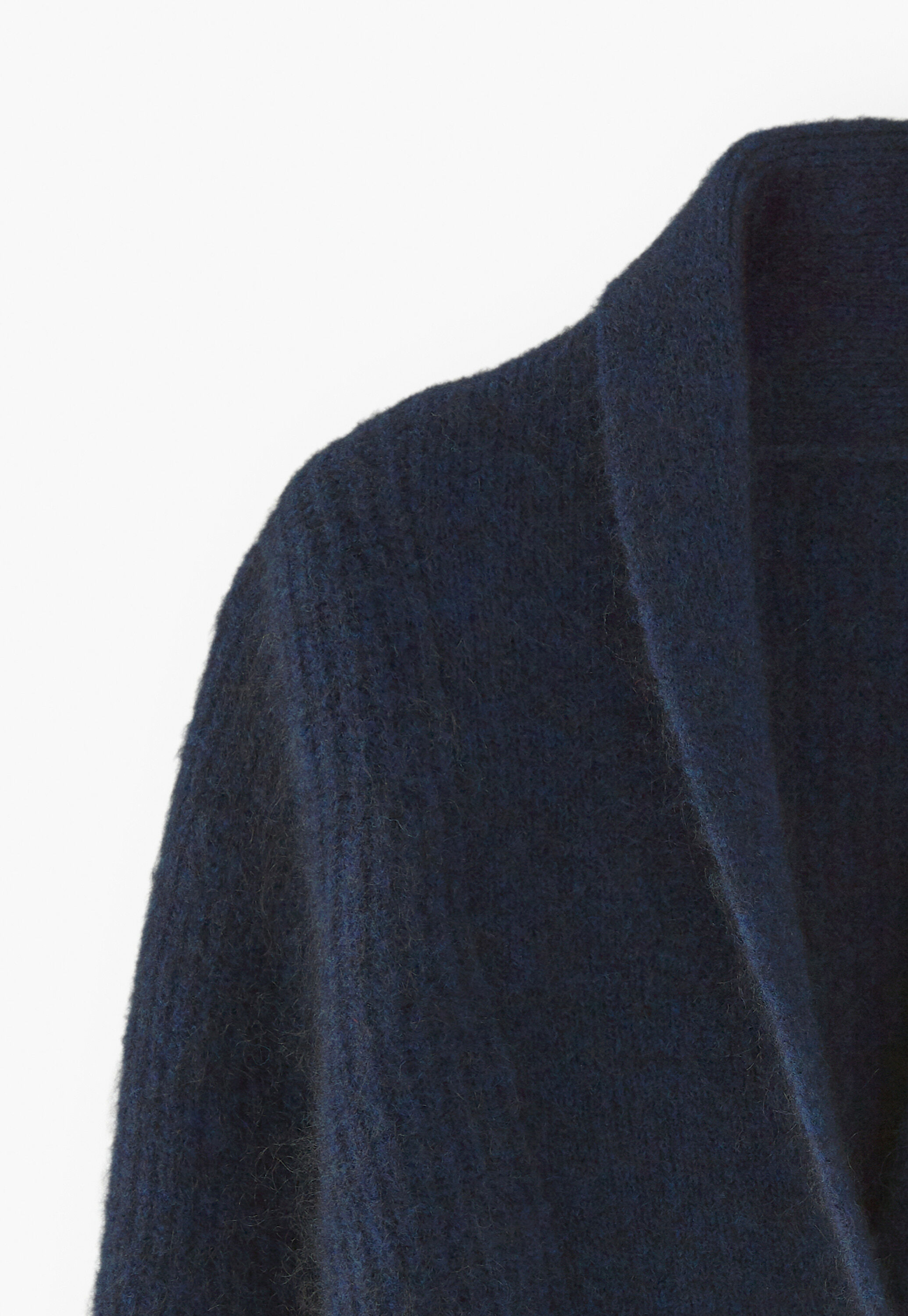Shawl-collar cardigan