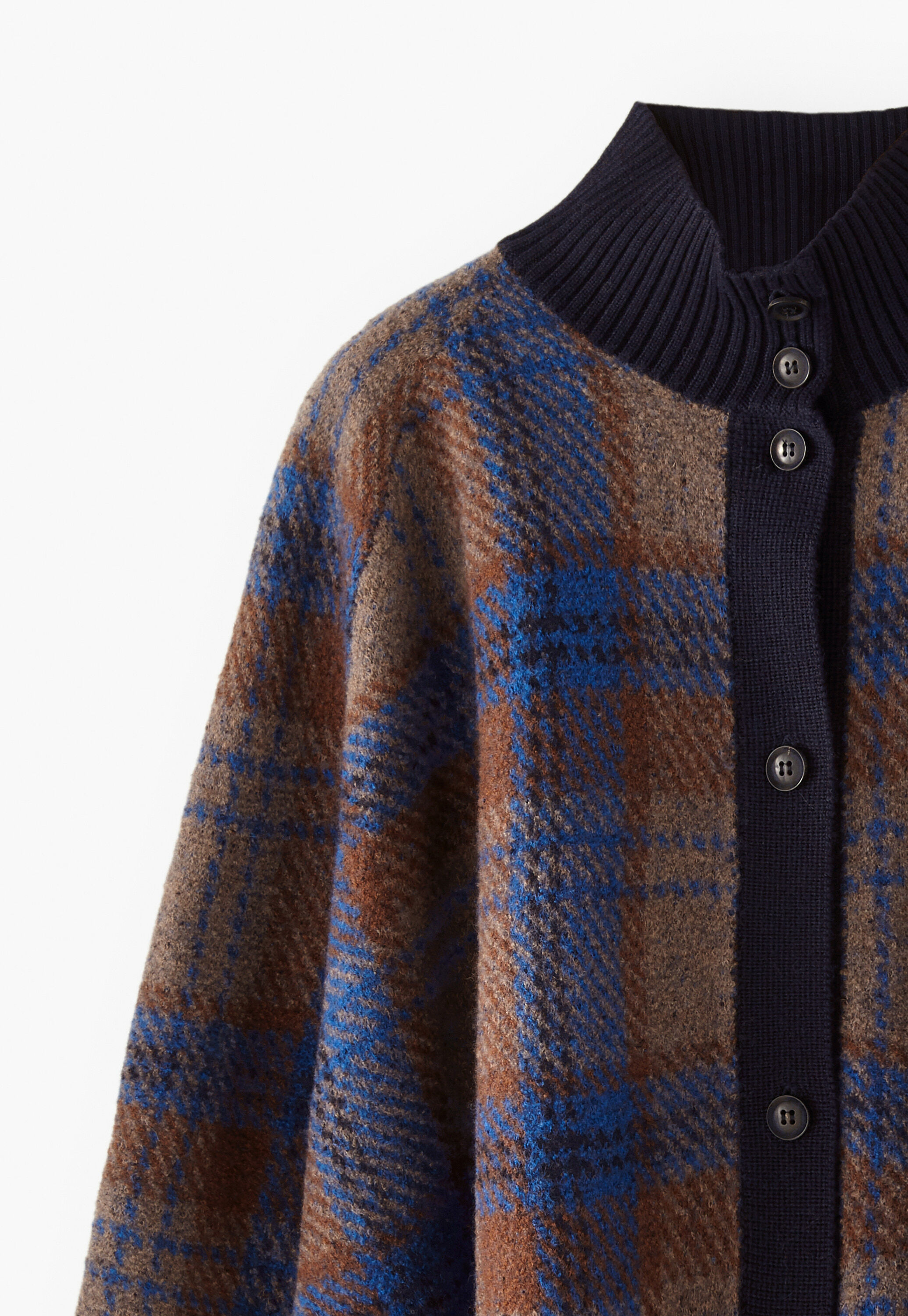 Knitted cape