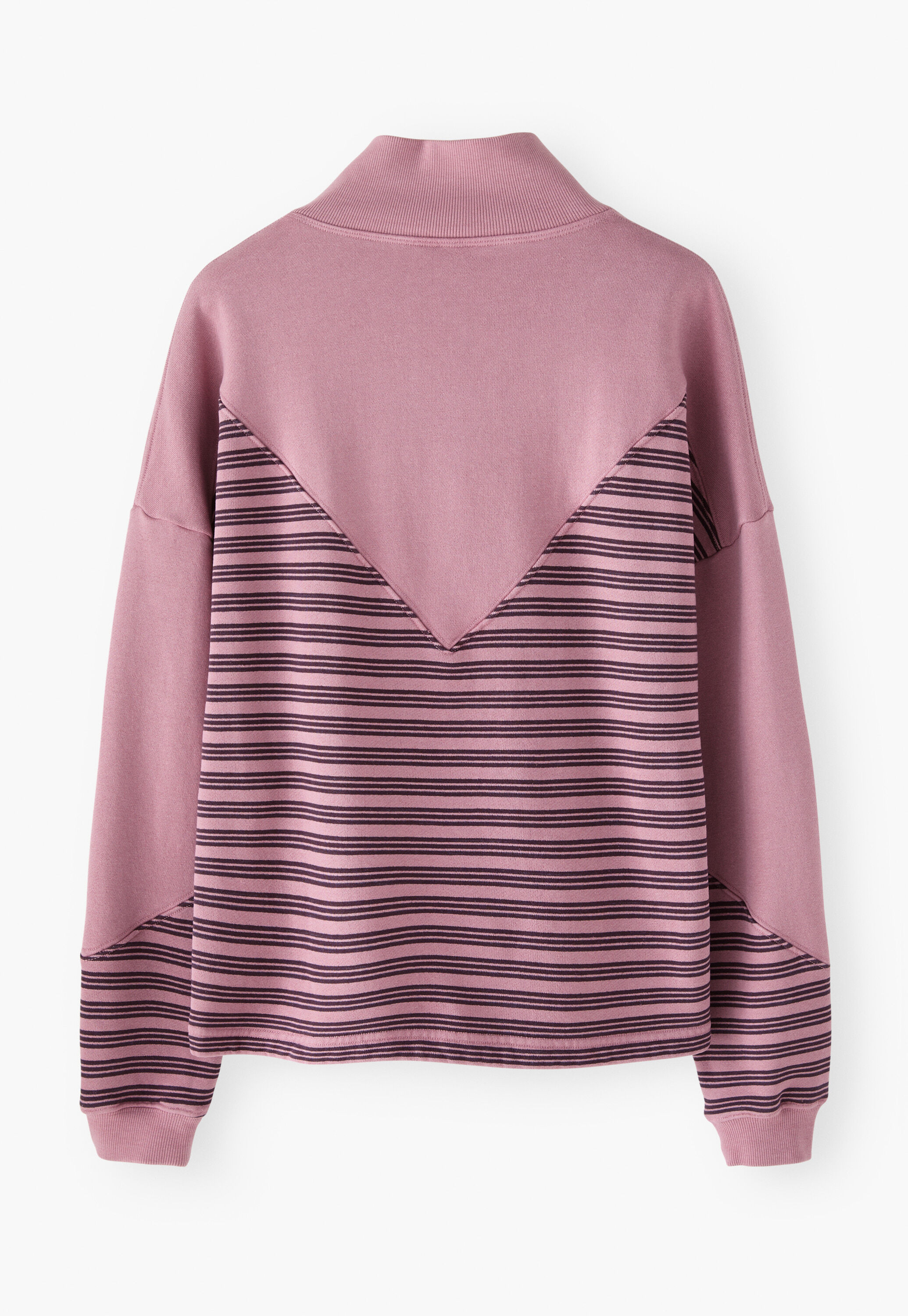 Funnel-neck sweatshirt