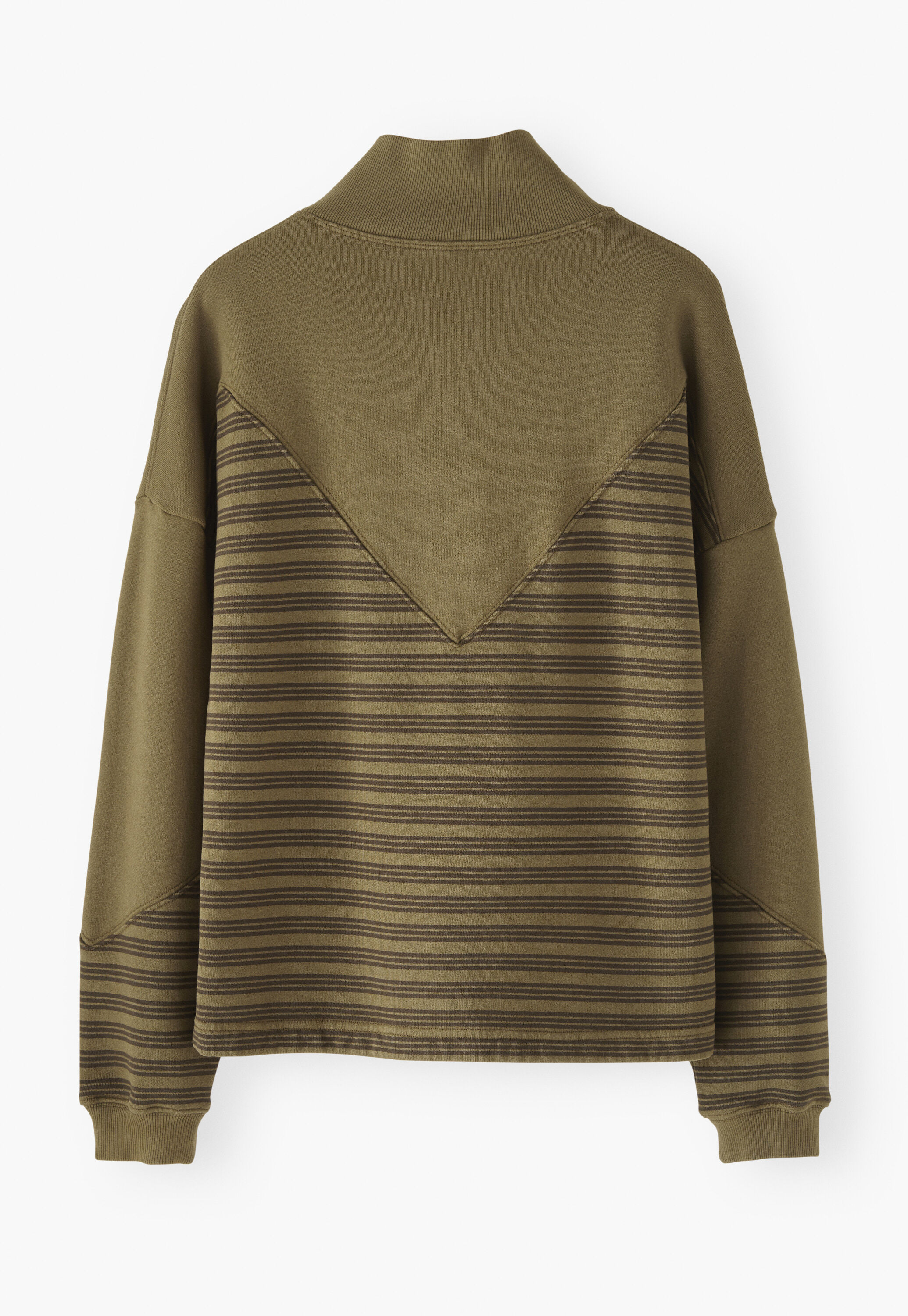 Funnel-neck sweatshirt
