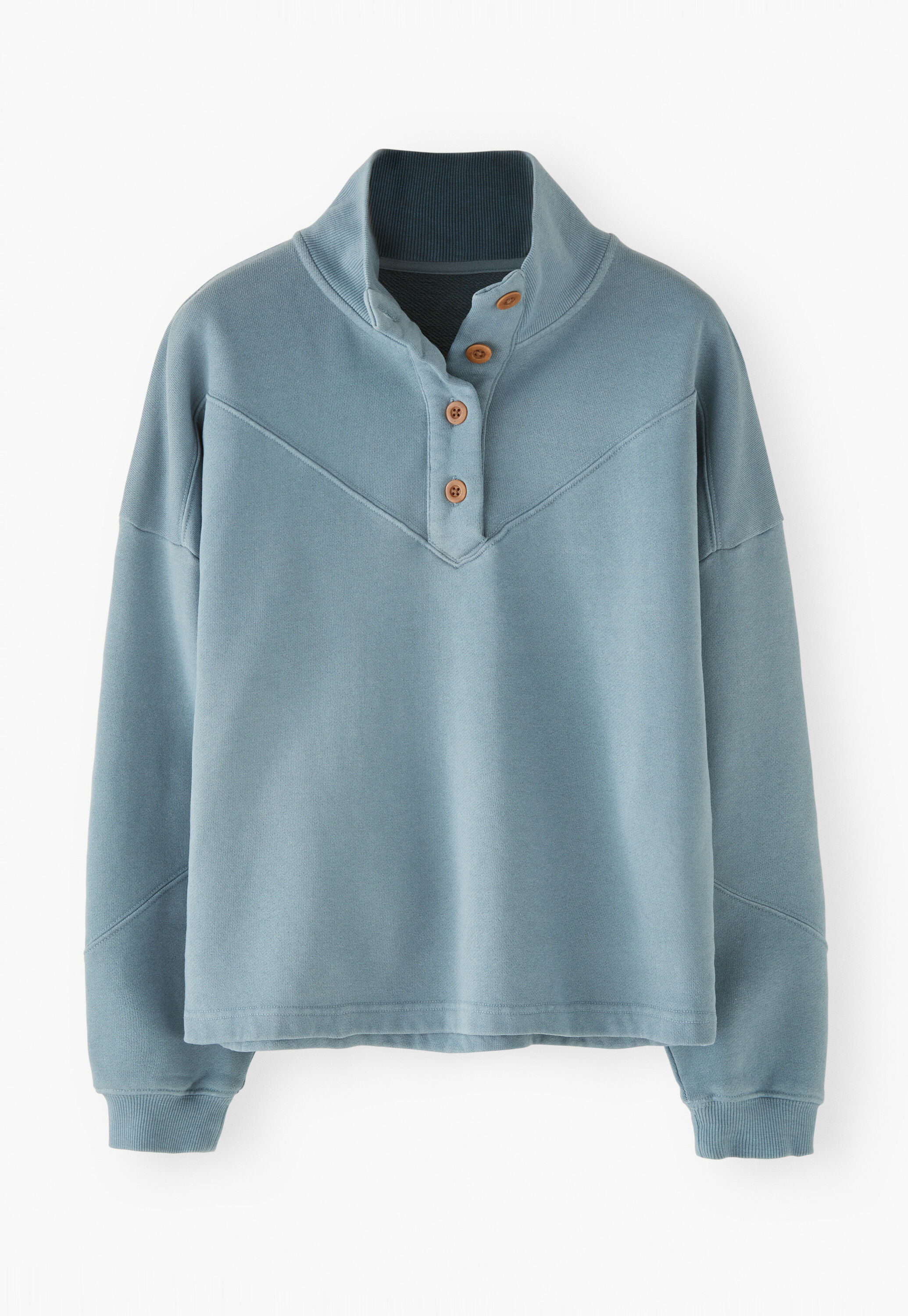 Funnel-neck sweatshirt