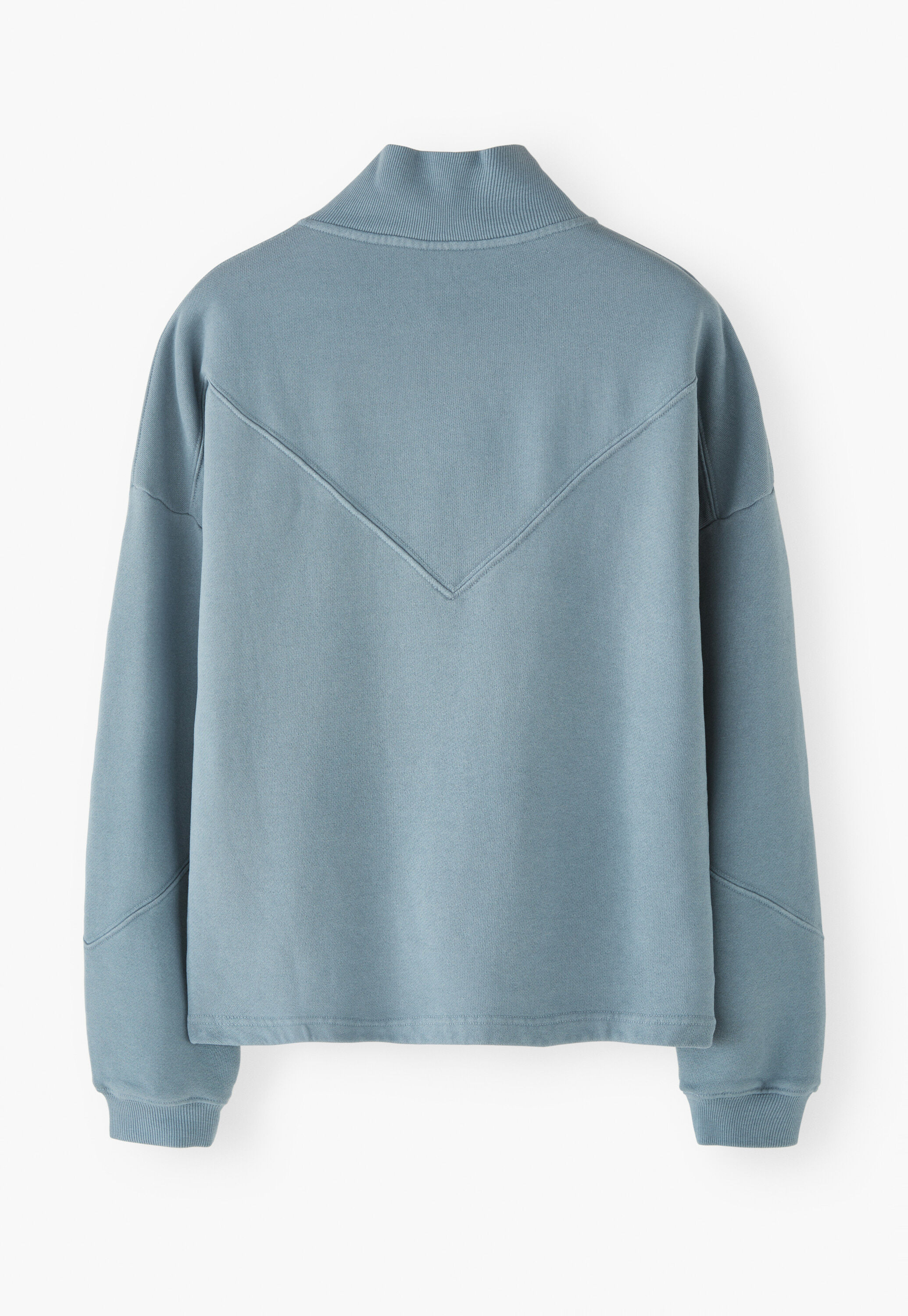 Funnel-neck sweatshirt