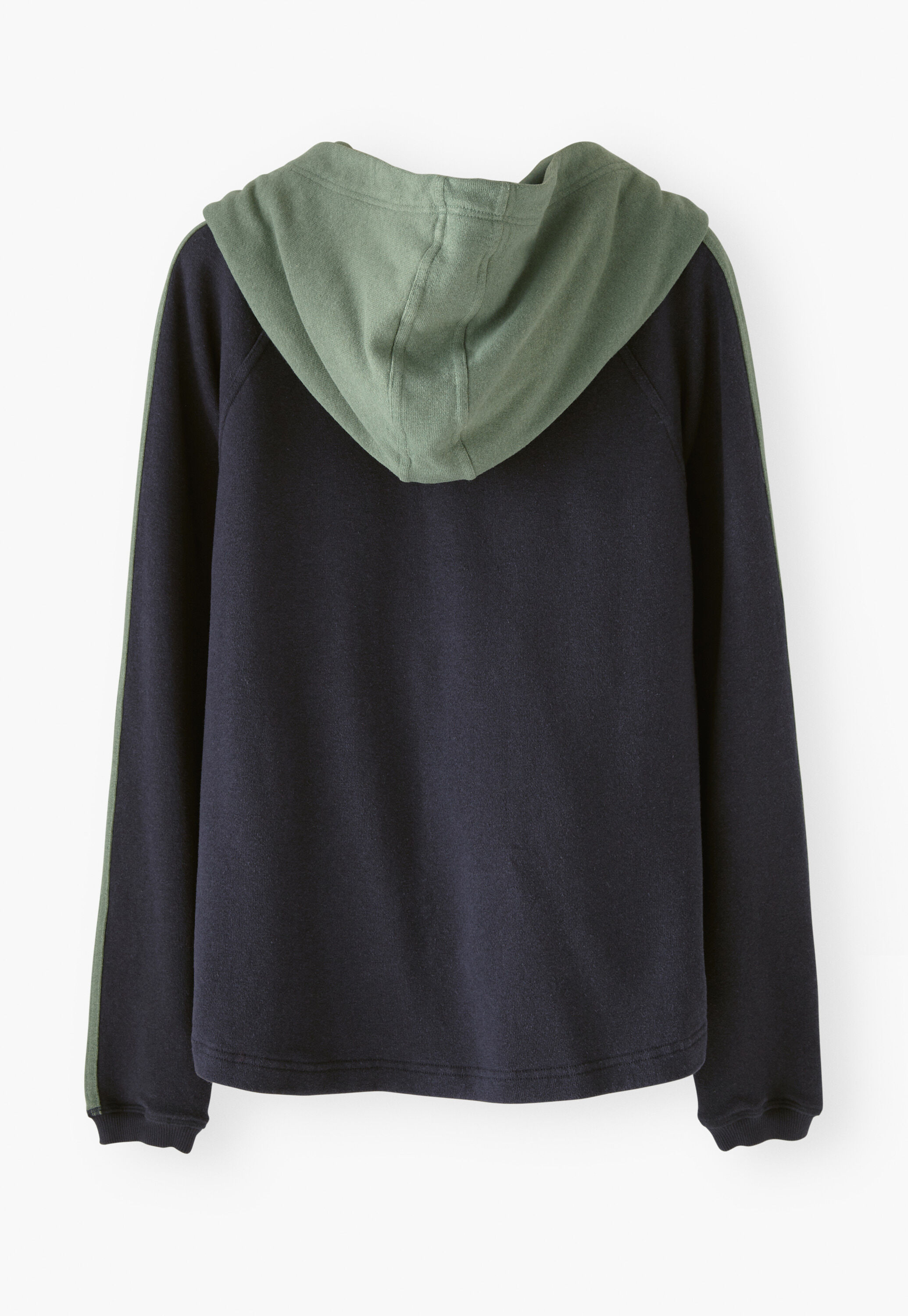 Panelled hoodie