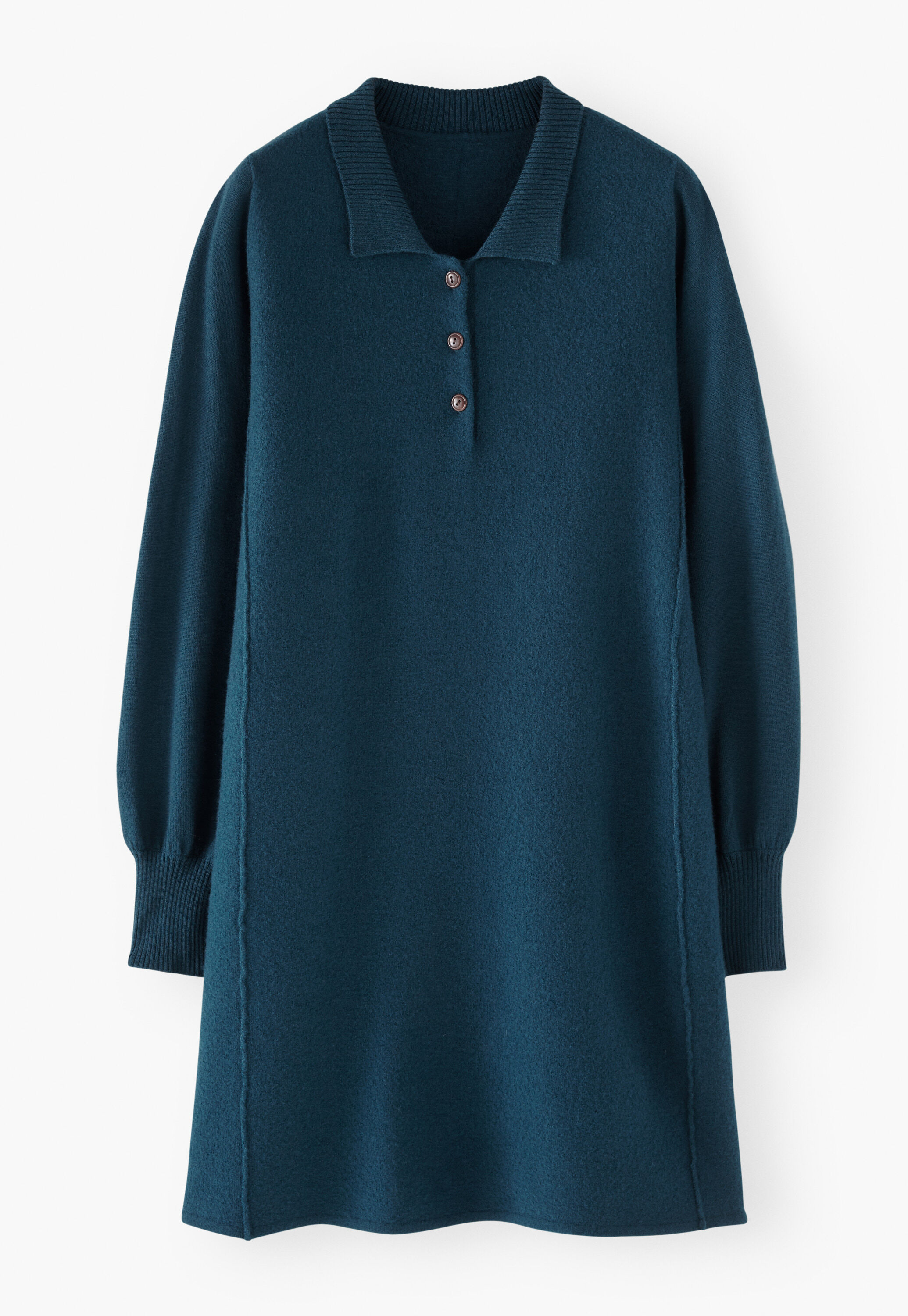 Collared dress, Petrol, large