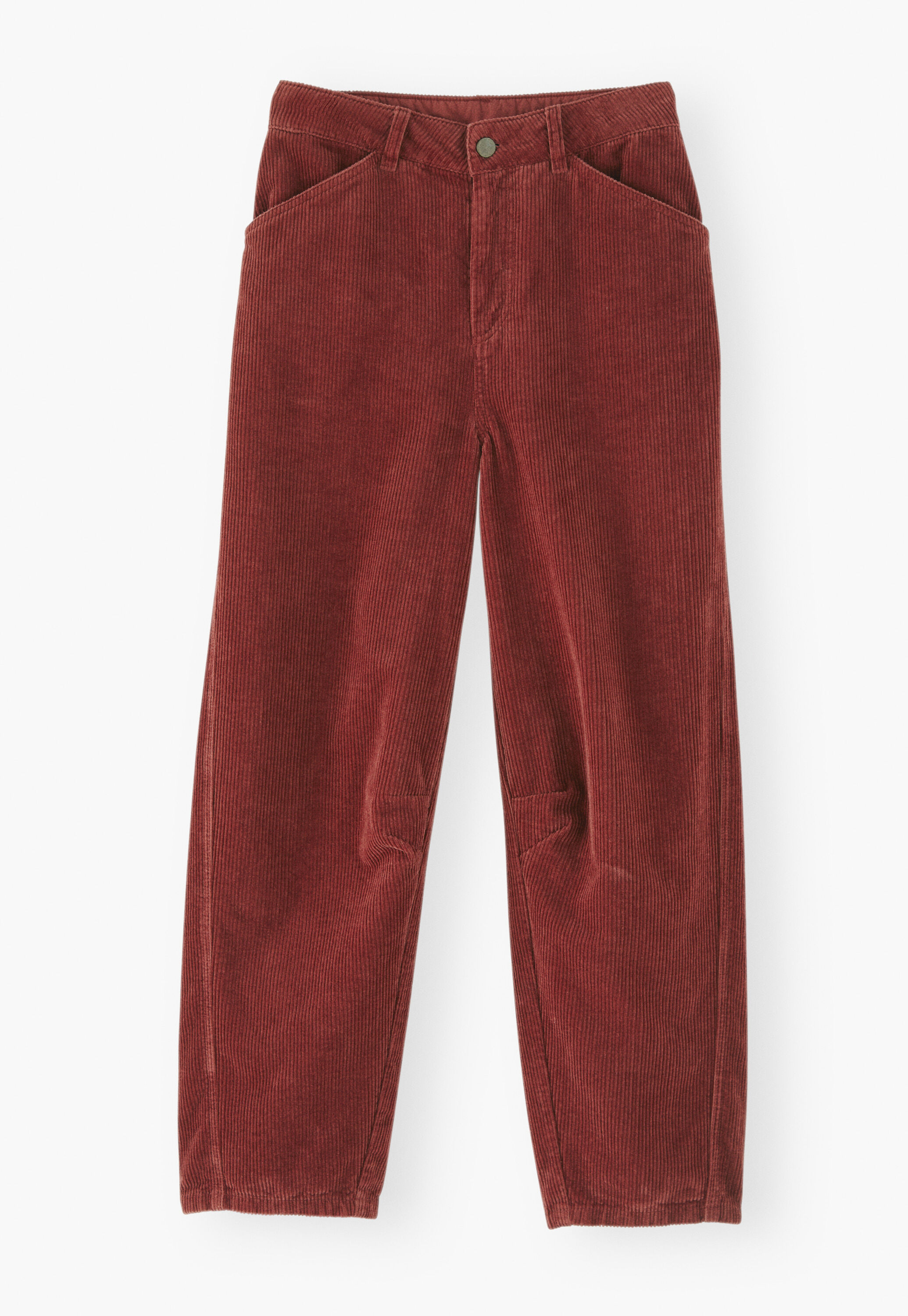 Horseshoe cord trouser, Chilli brown, large