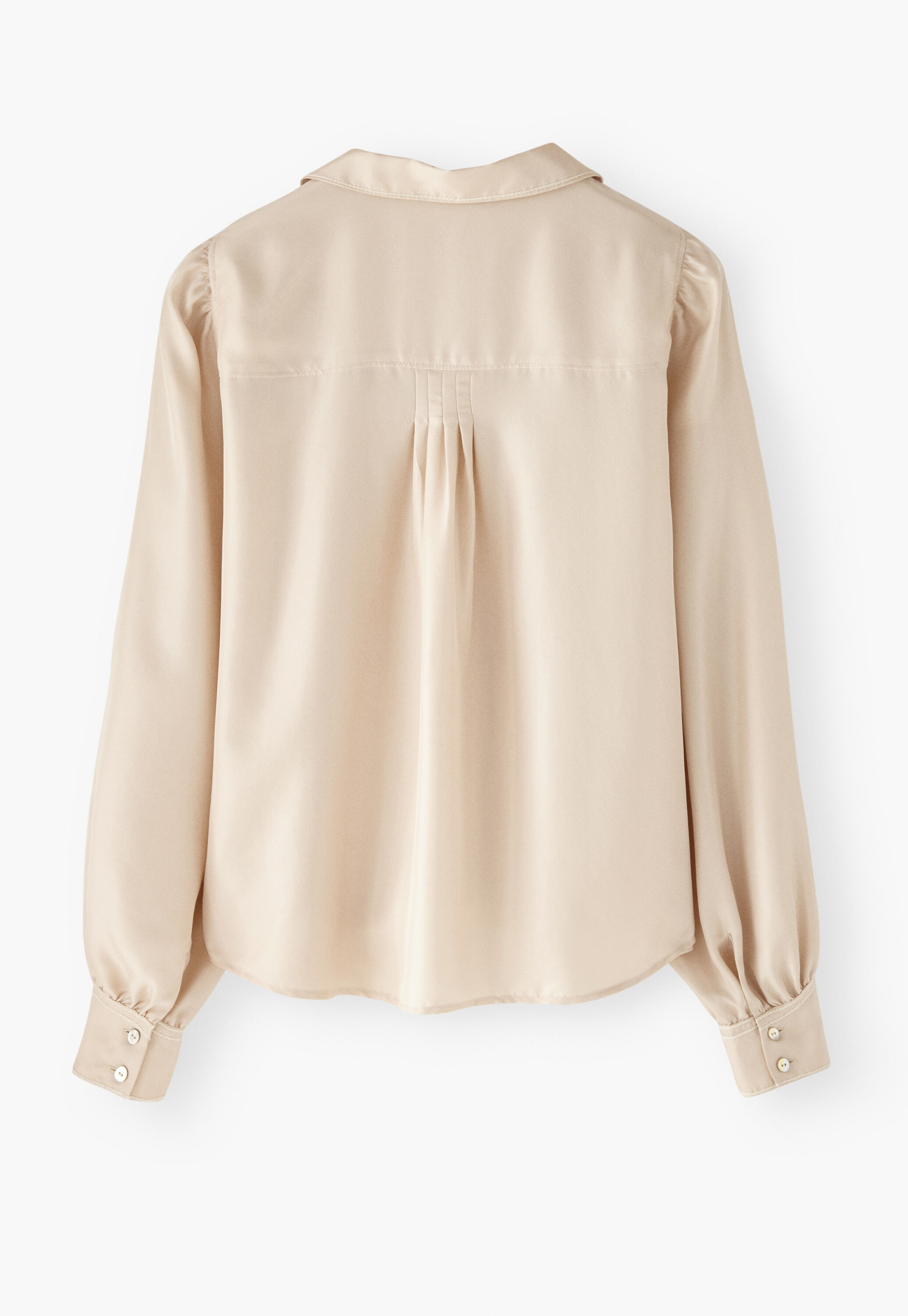 Stitch-detail blouse, Pearl, large