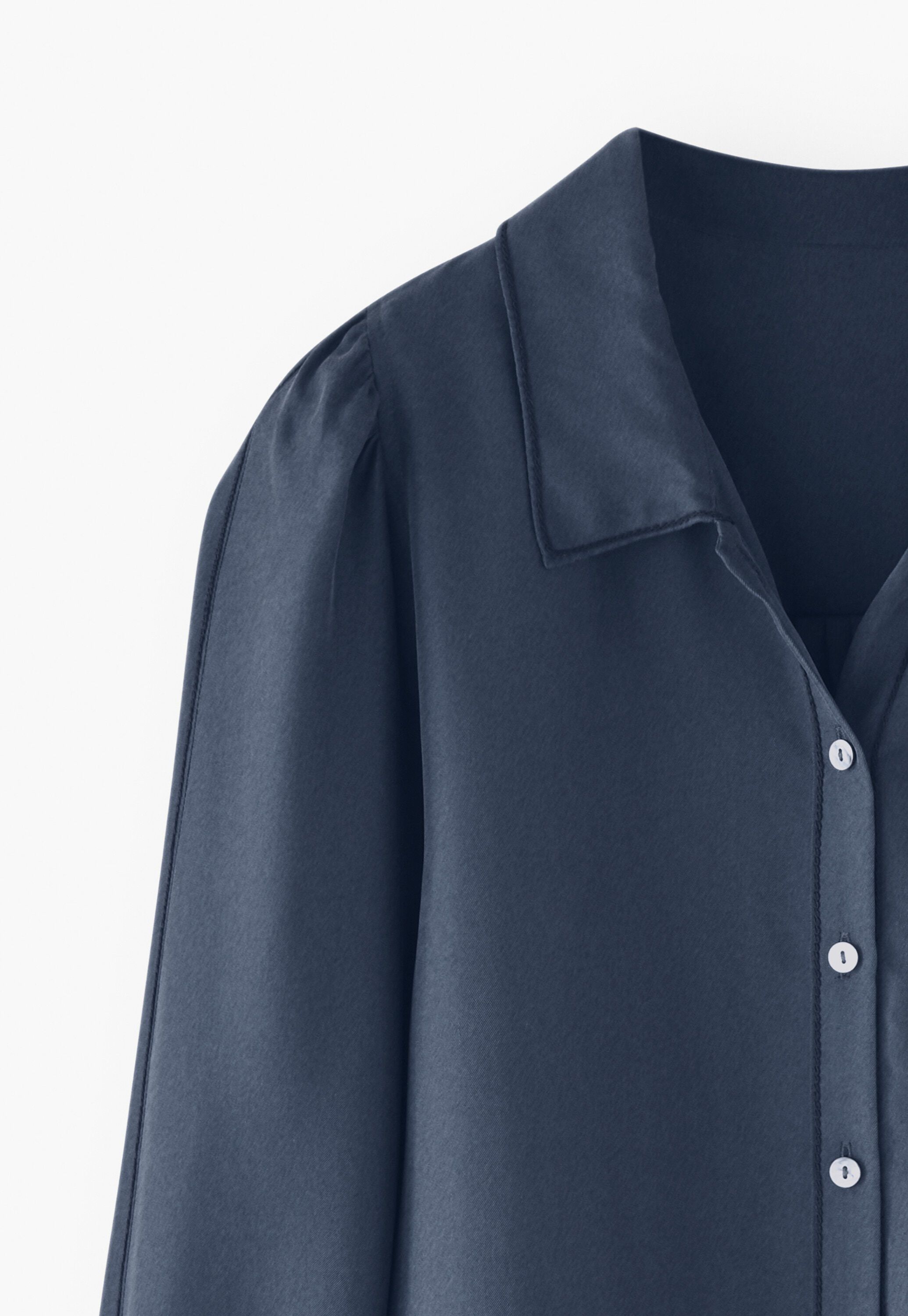 Stitch-detail blouse