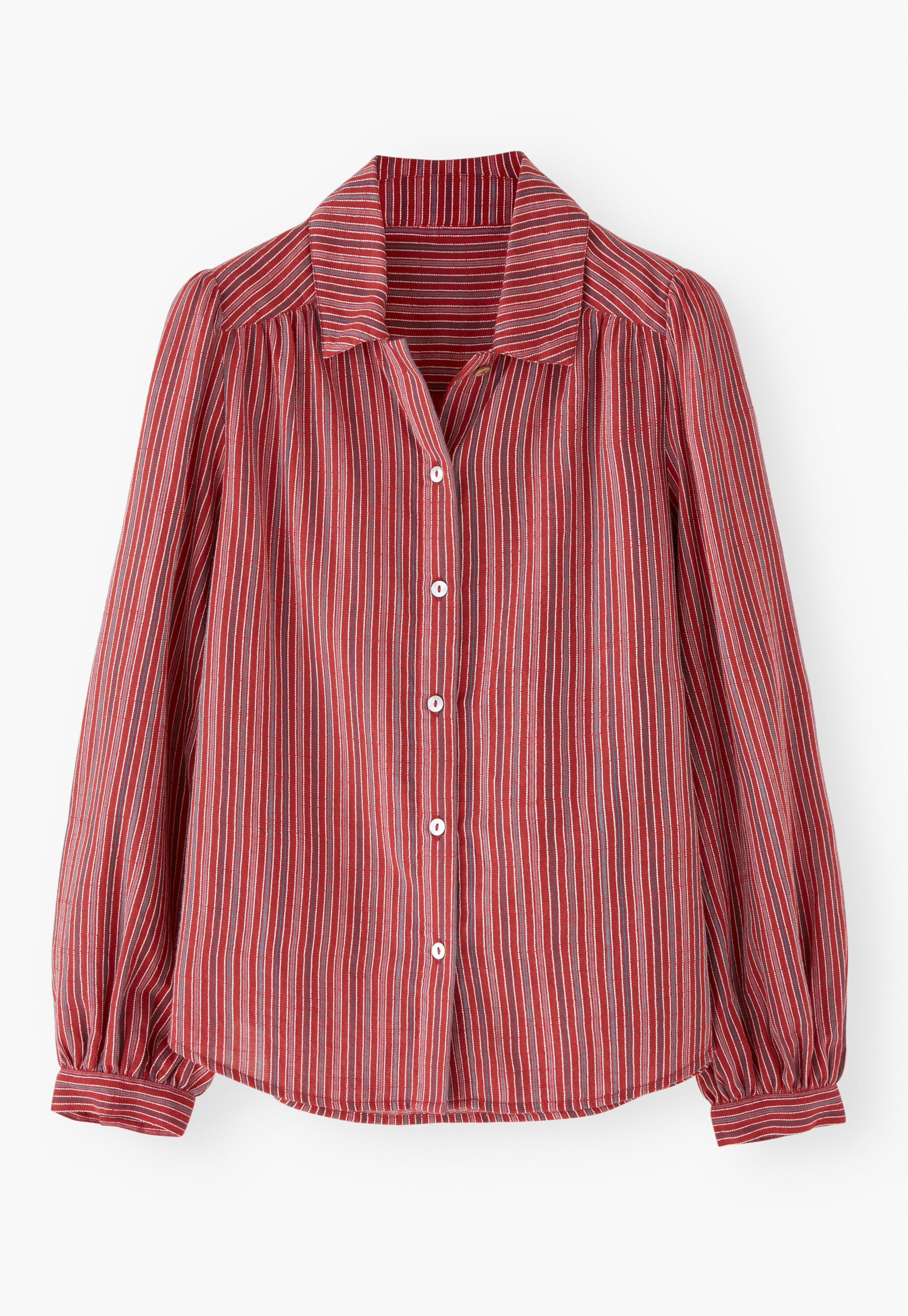 Striped blouse, Ruby, large