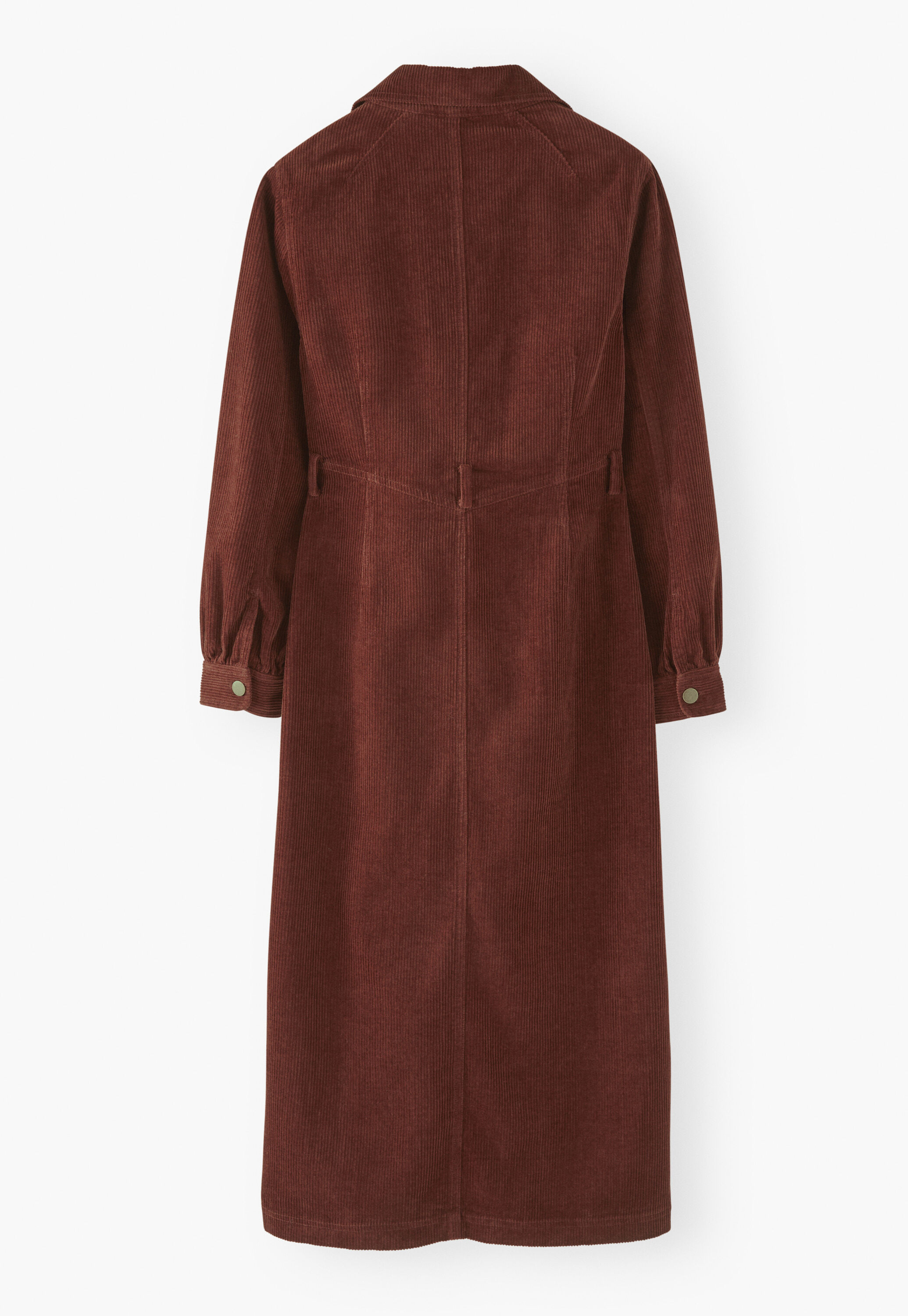 Long cord dress, Mahogany, large
