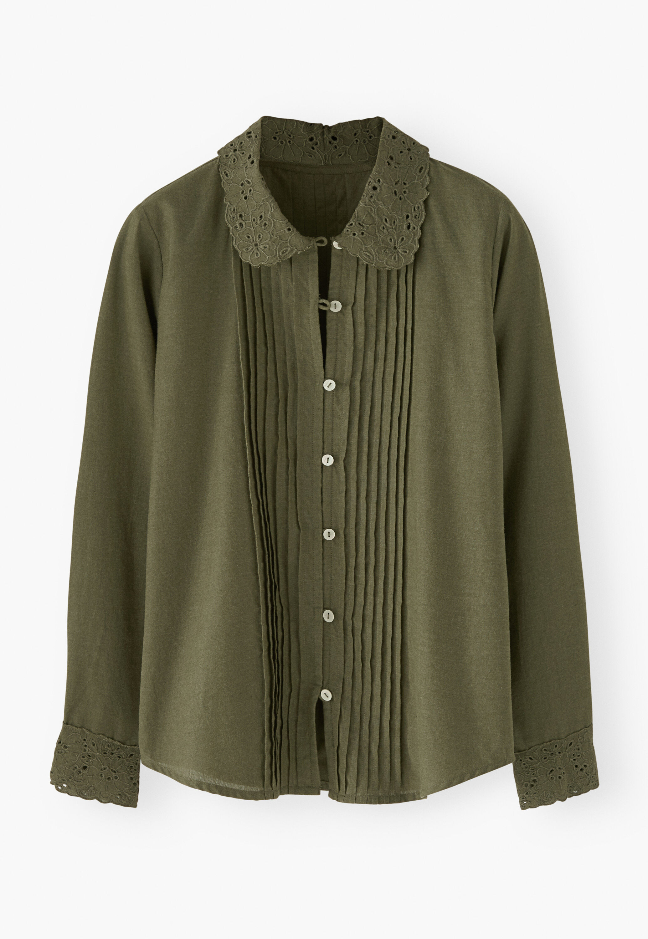 Pleated blouse