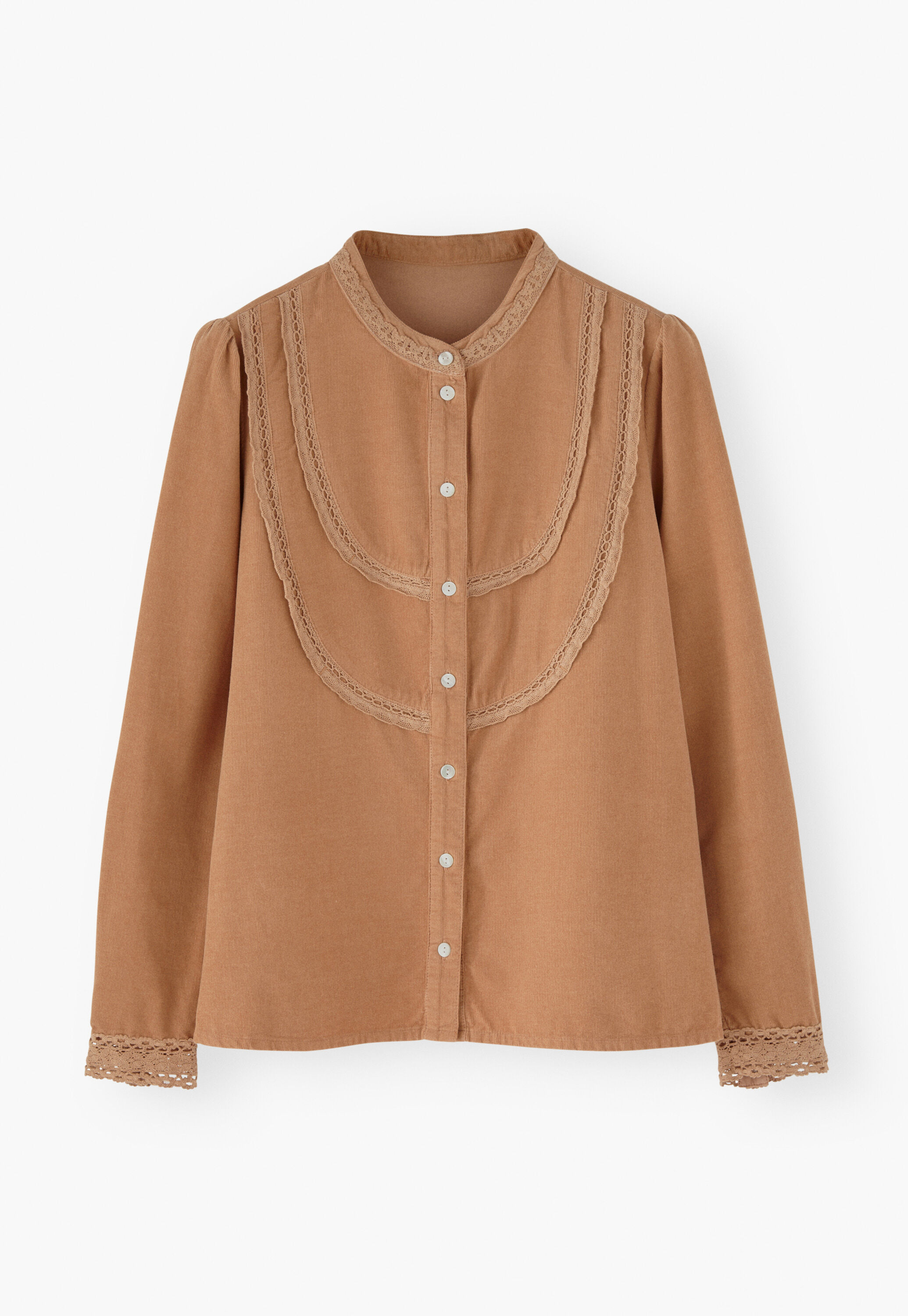 Lace cord blouse