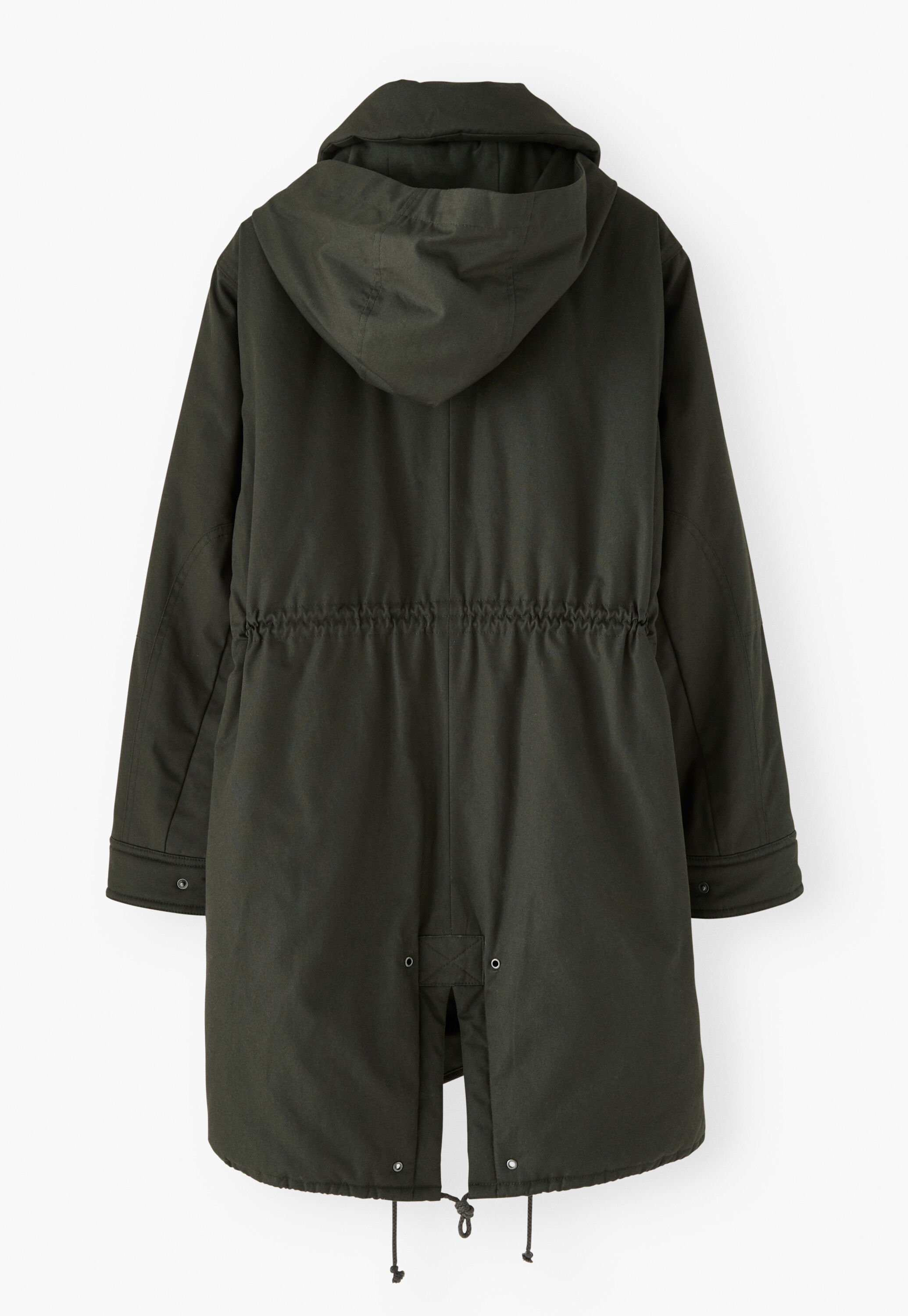 Shawl parka, Dark khaki, large