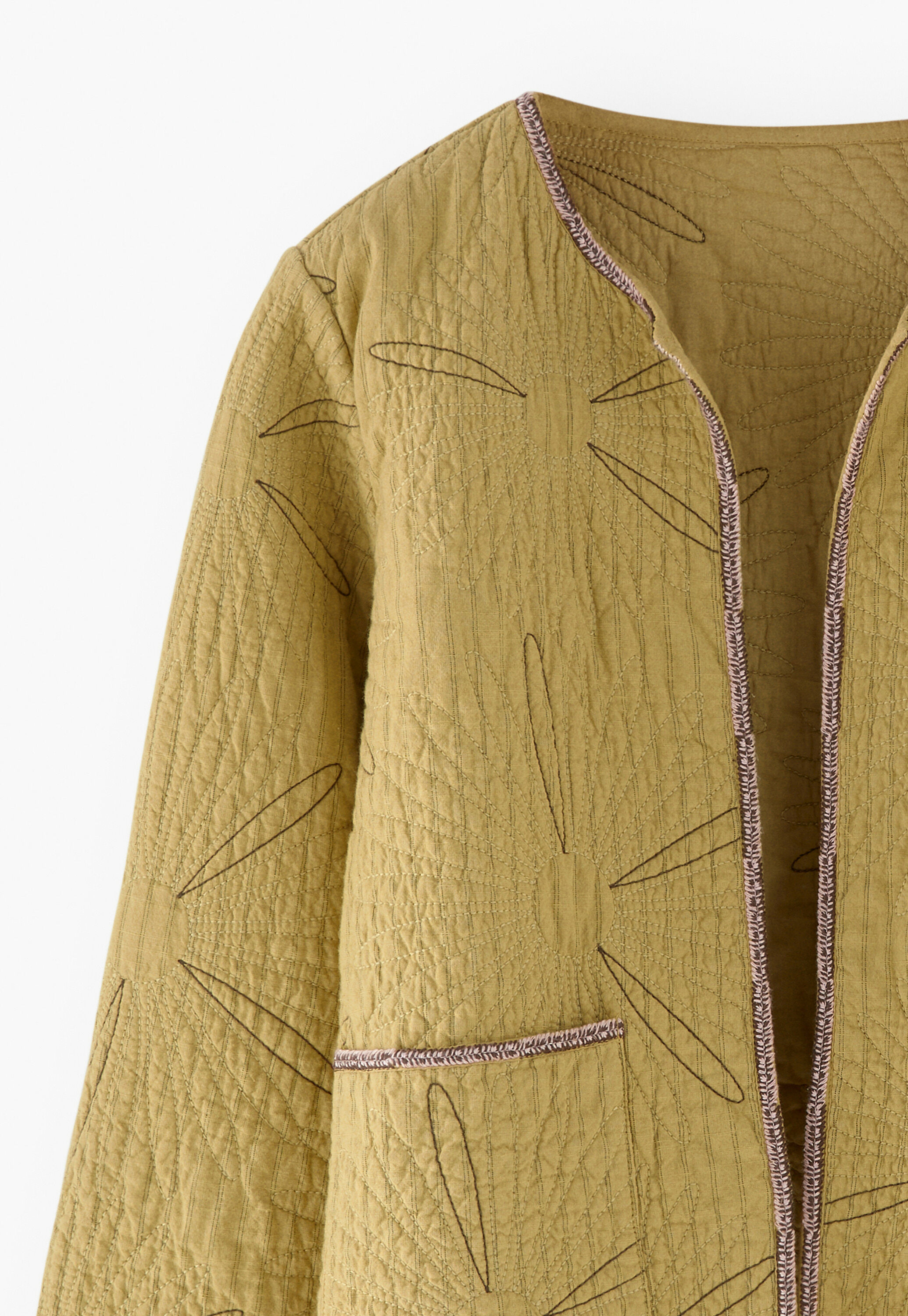 Daisy quilted jacket