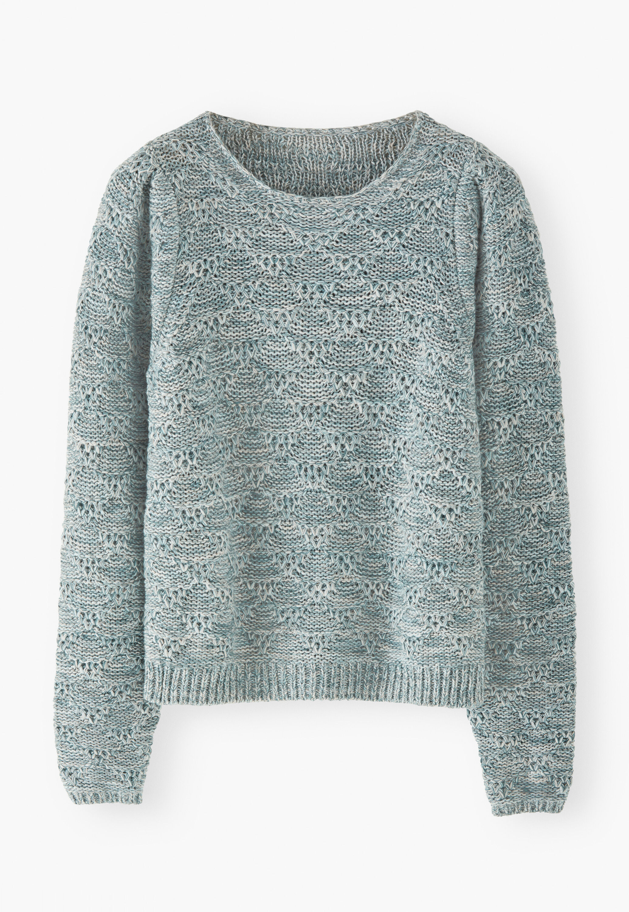 Cable-stitch sweater